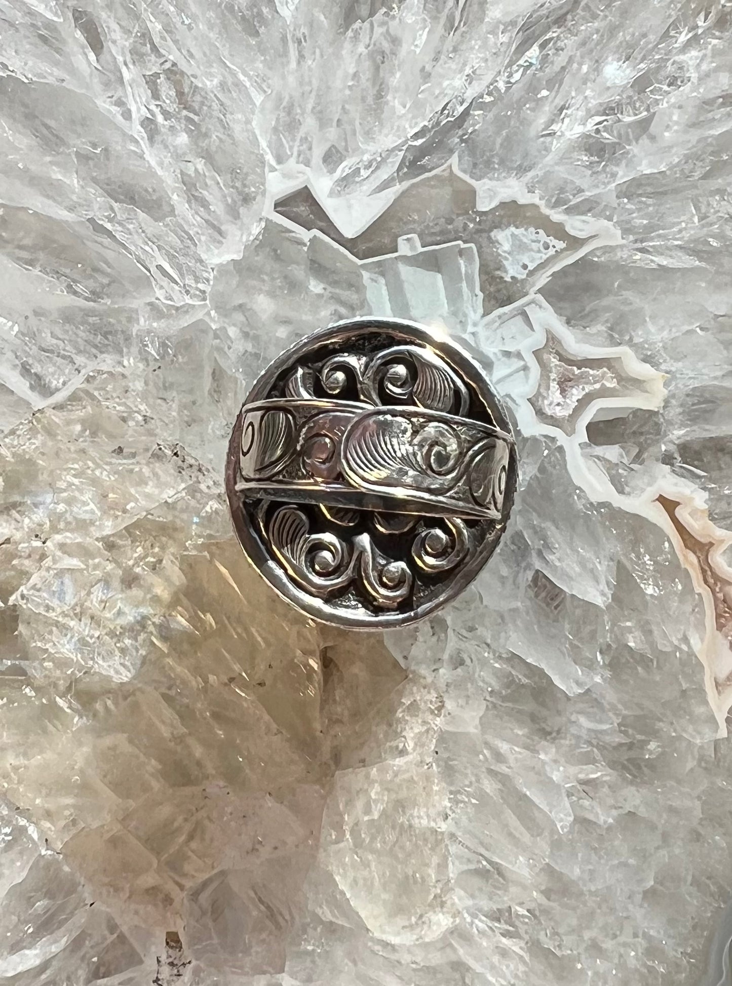 Turquoise Nugget and Sterling Silver Ring