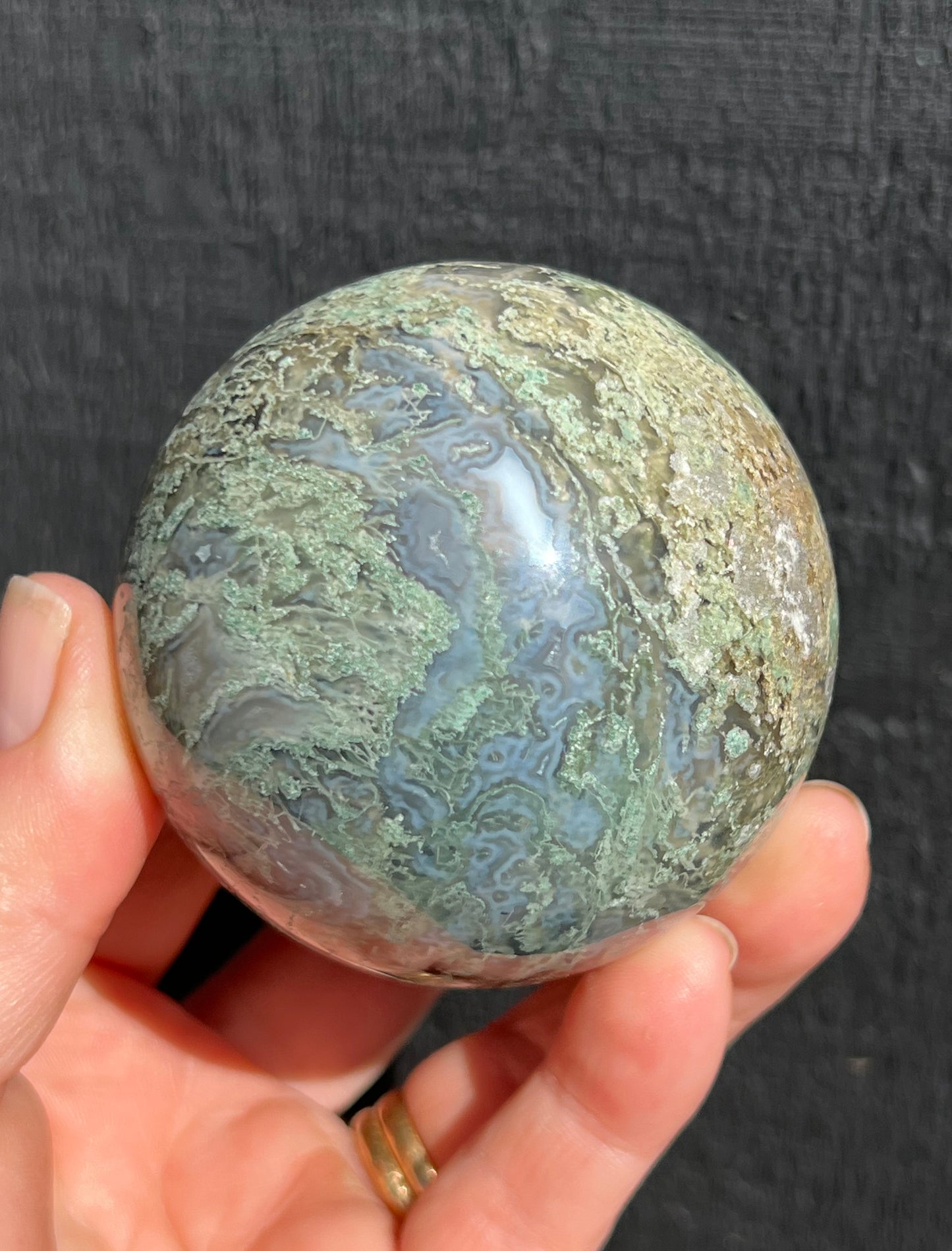 Moss Agate Sphere