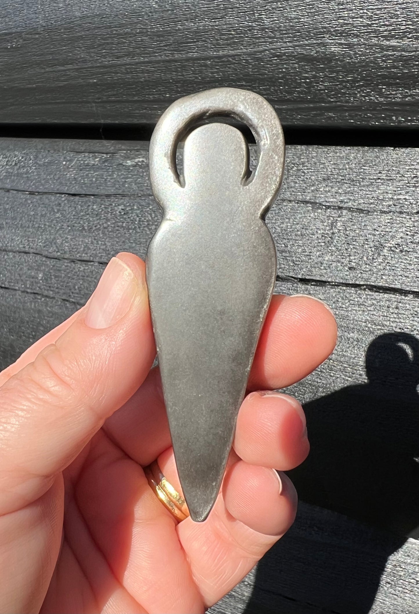 Silver Sheen Obsidian Goddess