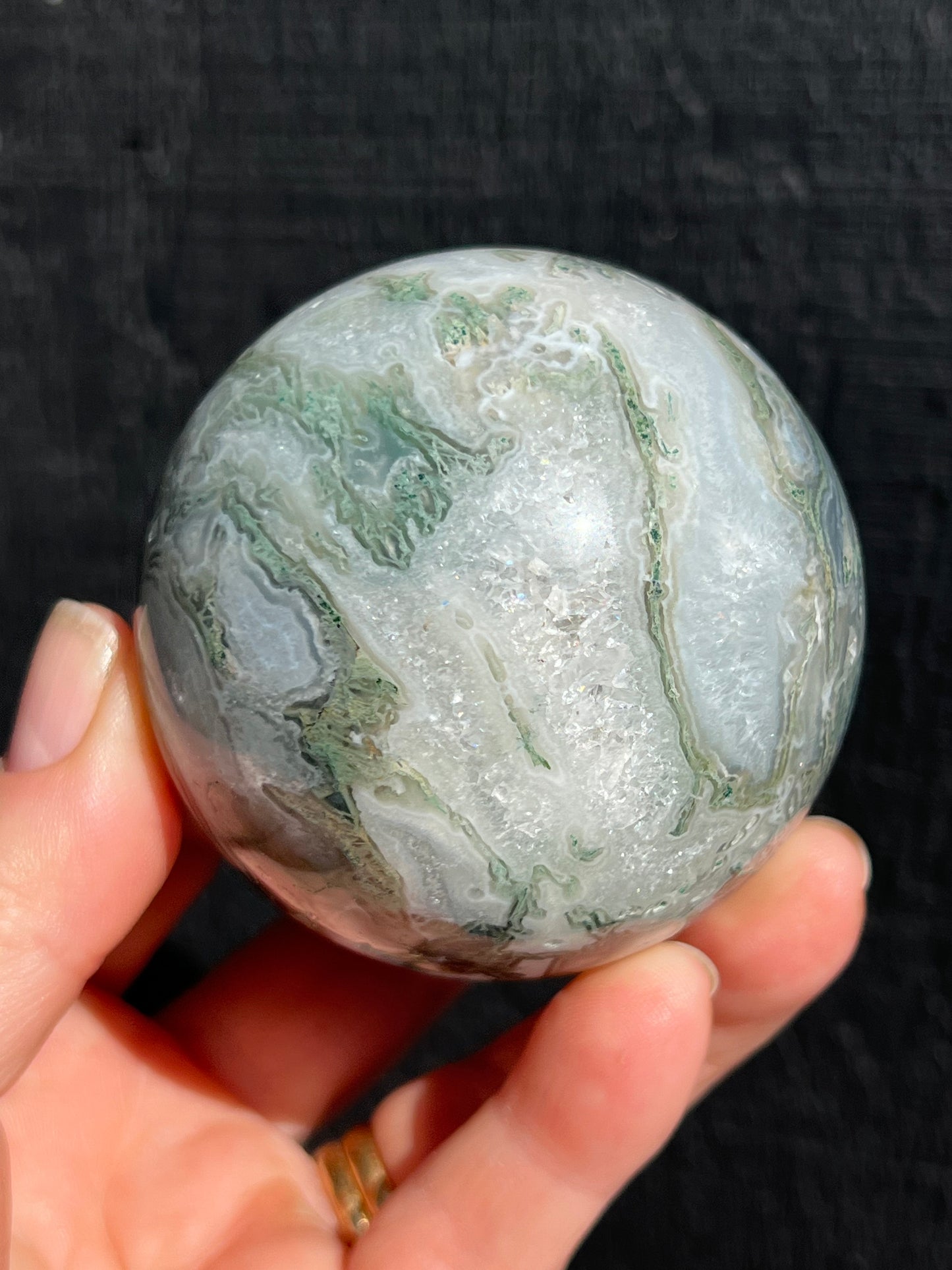 Moss Agate Sphere