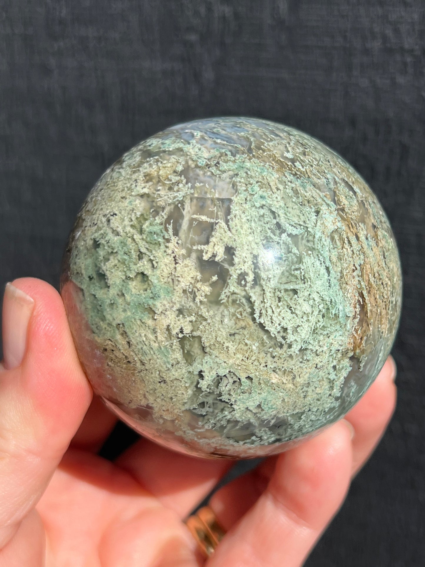 Moss Agate Sphere