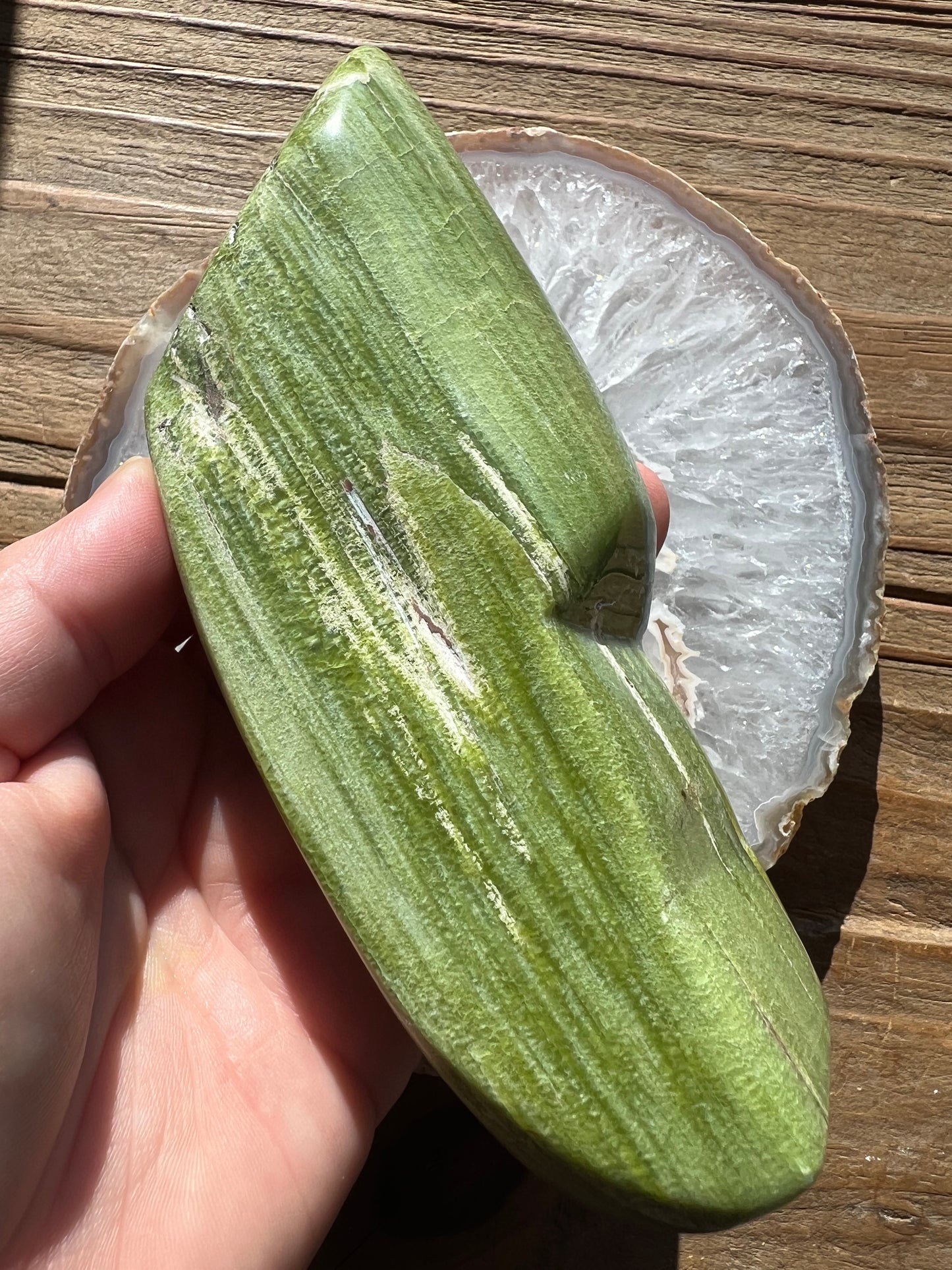 Tremolite, Green Freeform