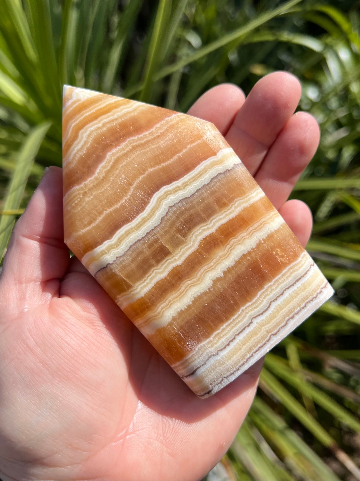 Banded Banded Calcite Flame