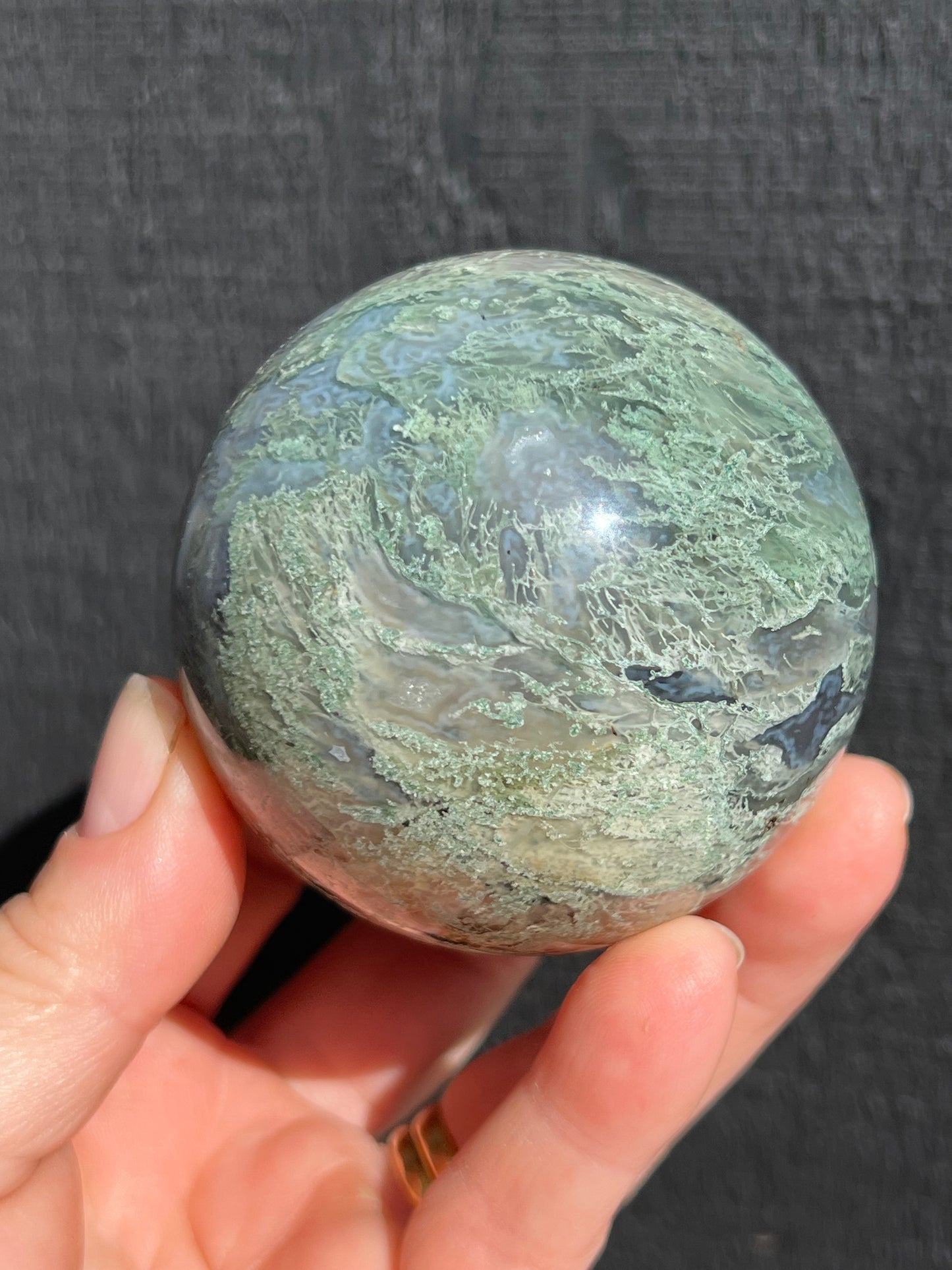 Moss Agate Sphere