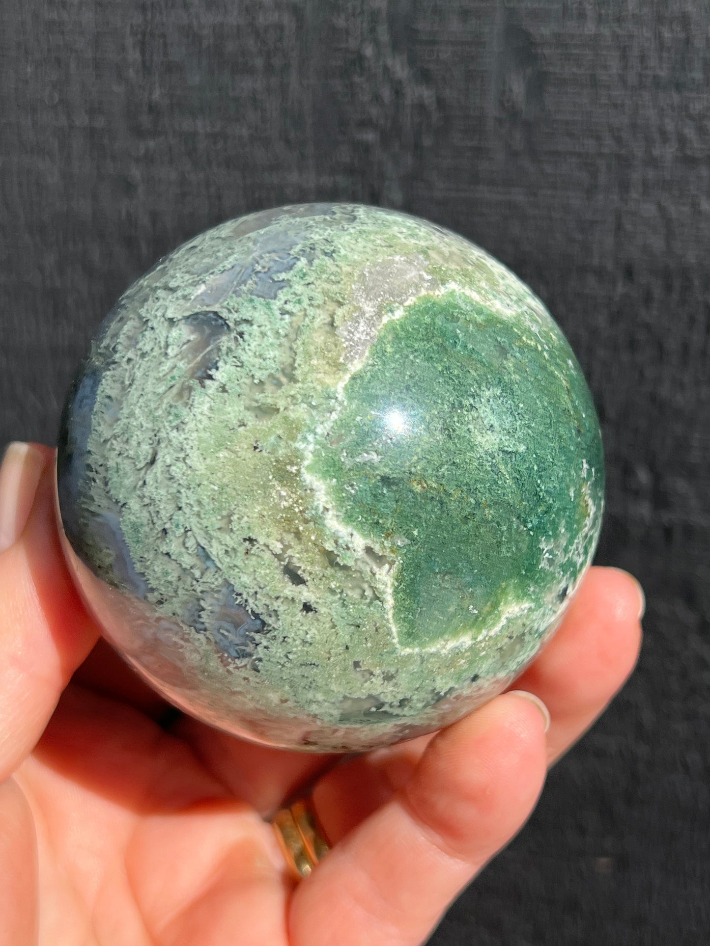 Moss Agate Sphere