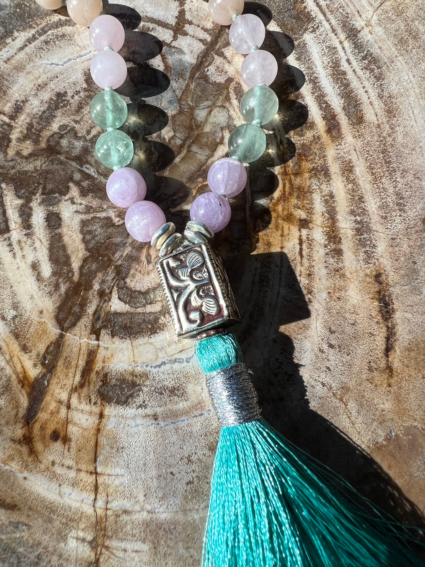 Pocket Mālā with Pastel Shade Beads