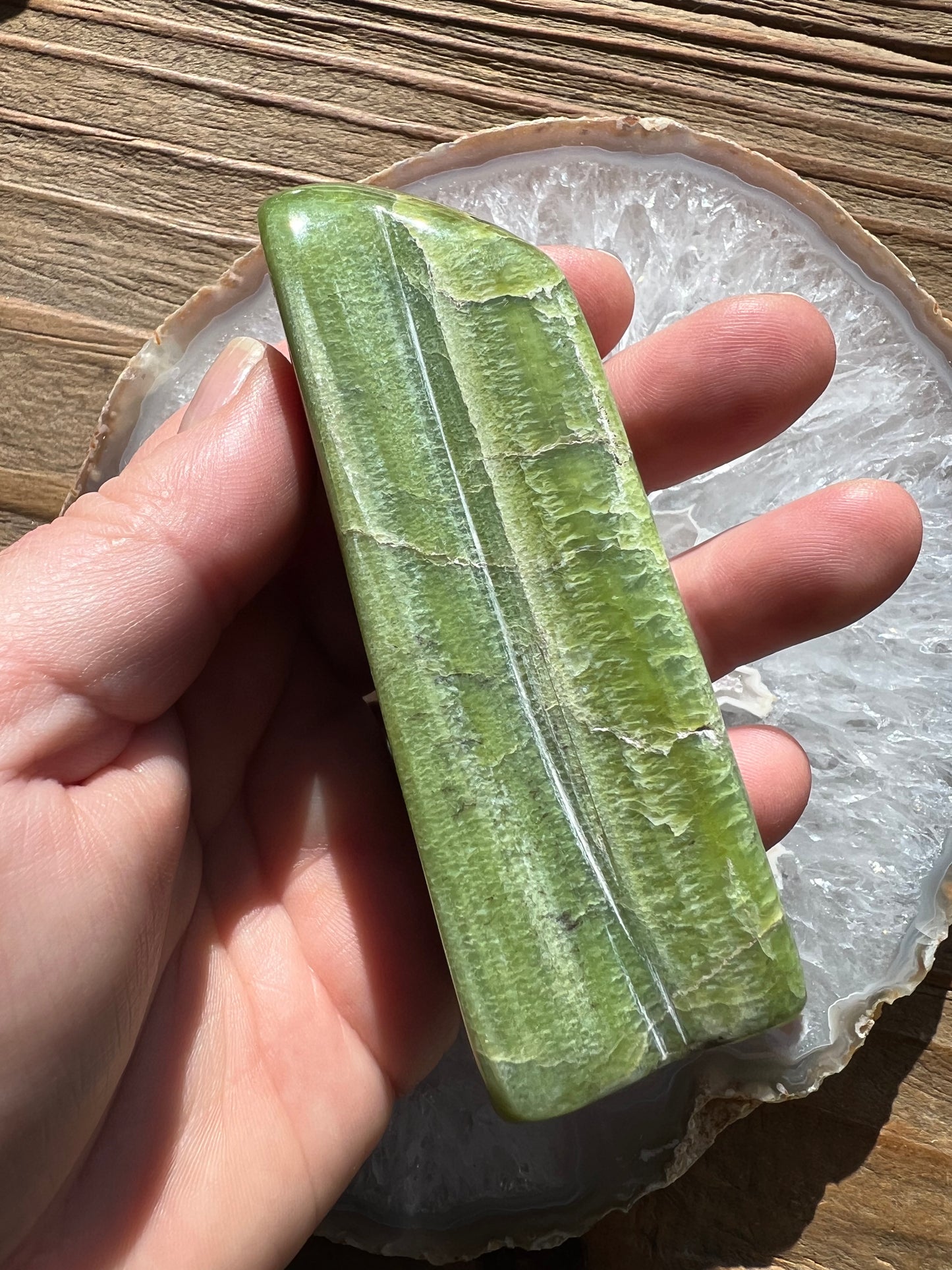 Tremolite, Green Freeform