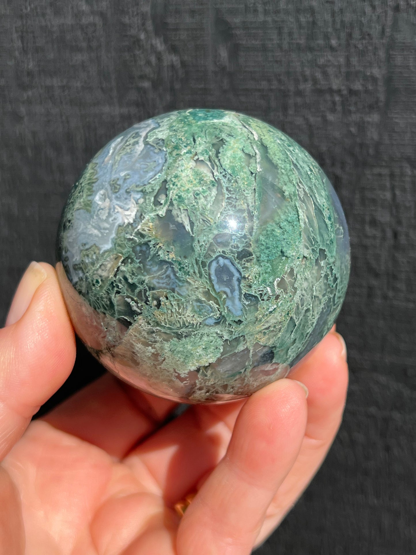 Moss Agate Sphere