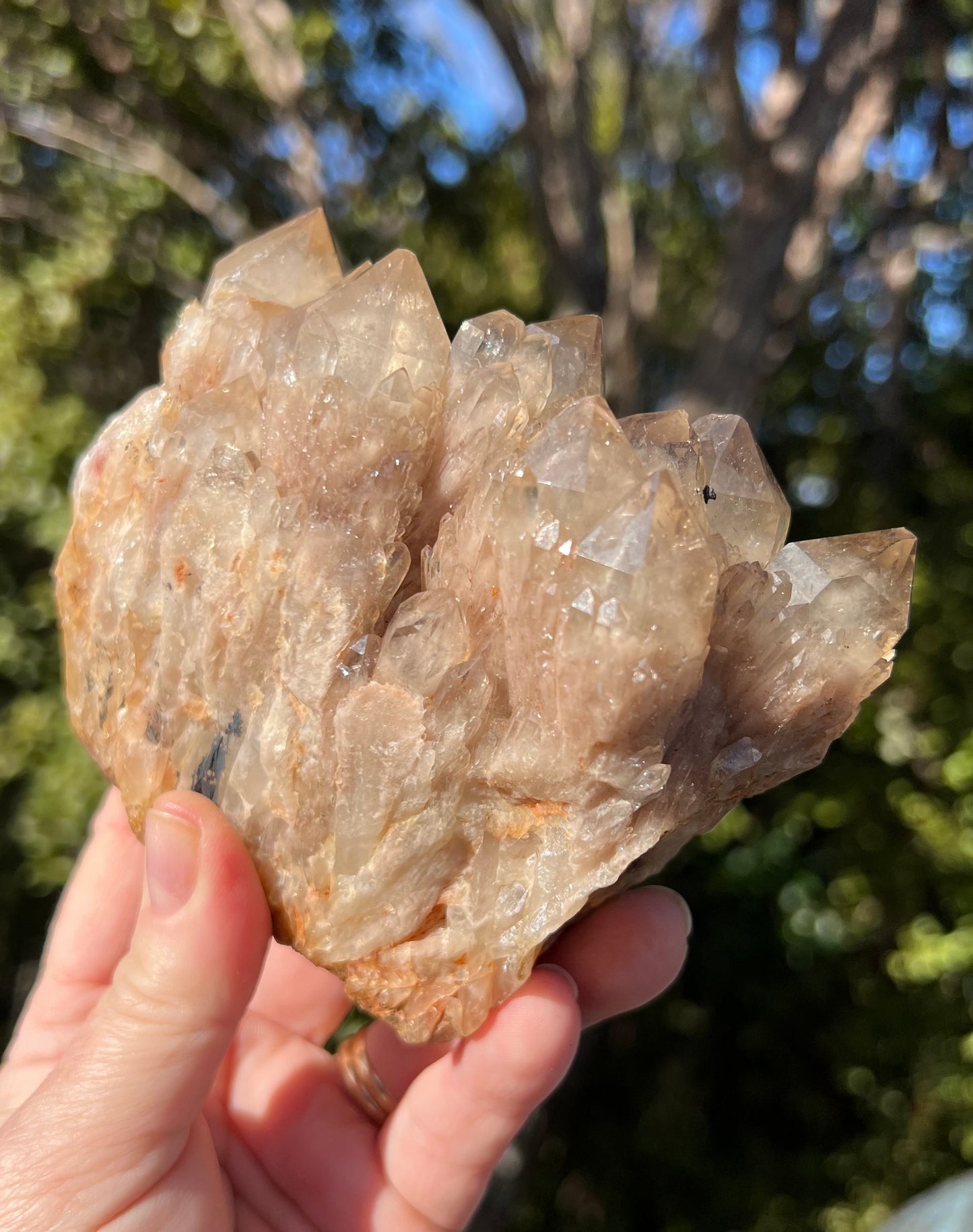 Kundalini Smoky Citrine Cluster