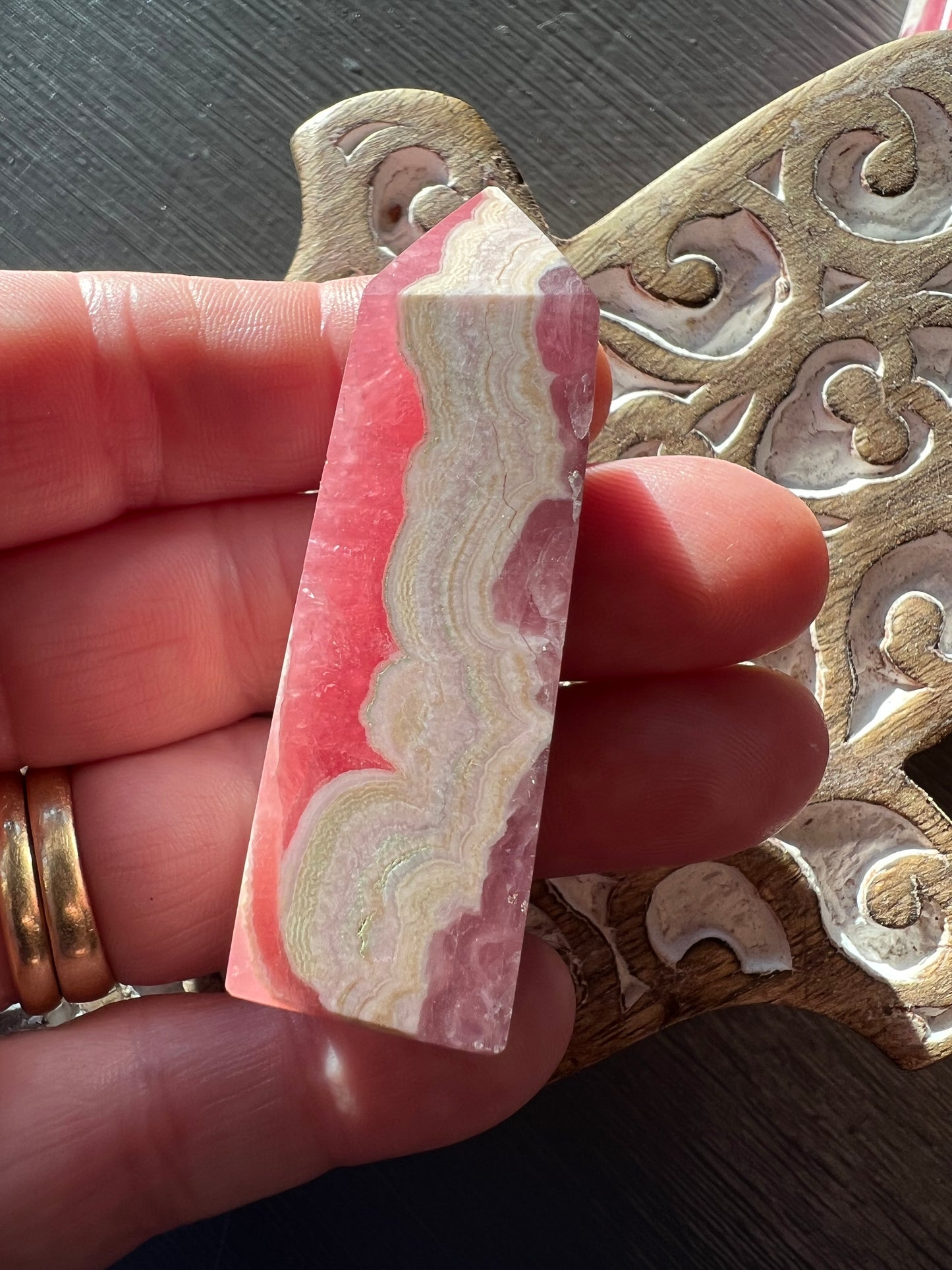 Rhodochrosite Point, High Grade