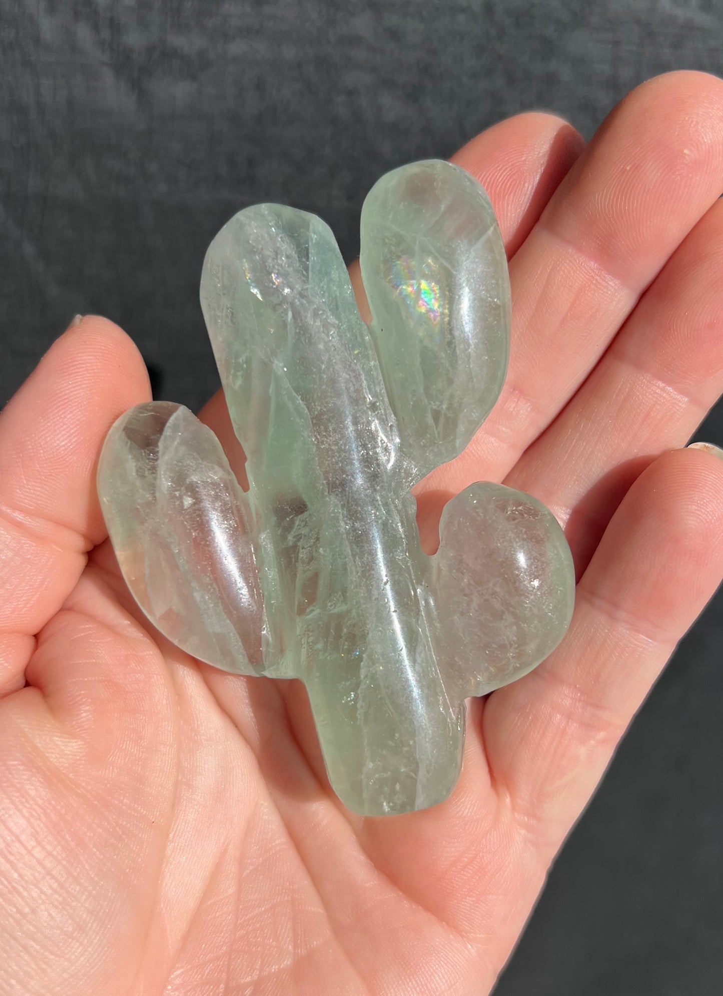 Green Fluorite Cactus