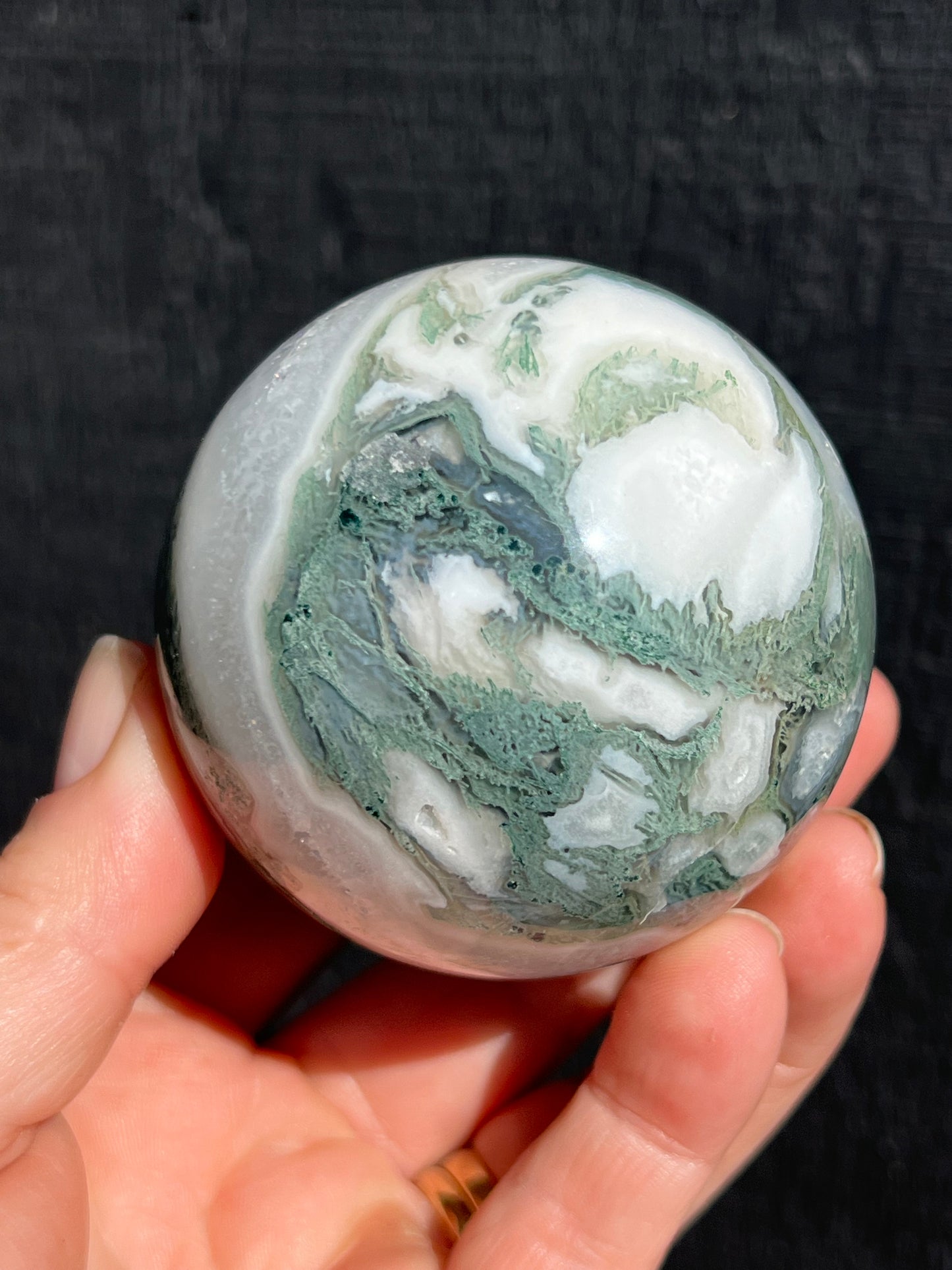 Moss Agate Sphere