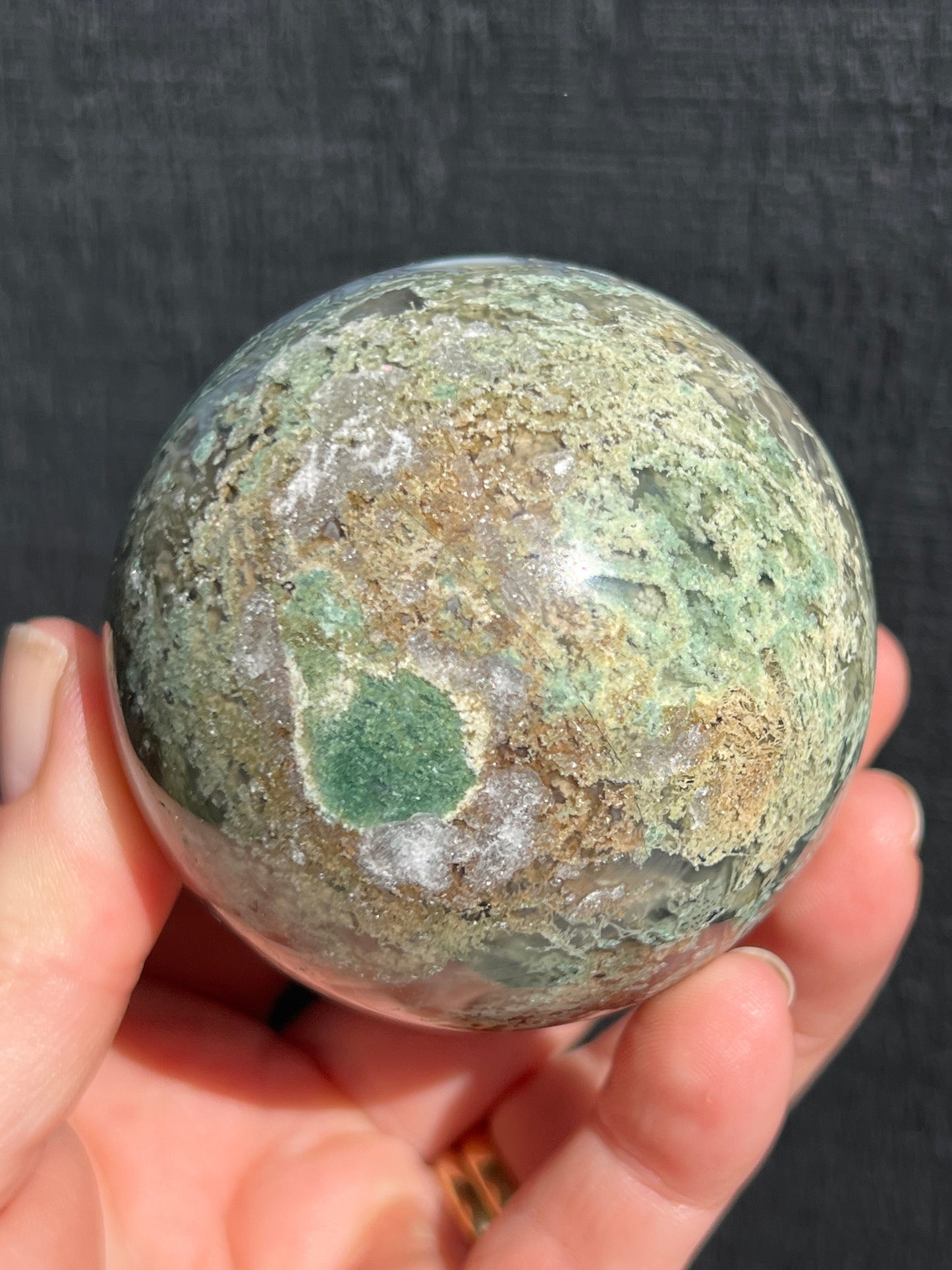 Moss Agate Sphere