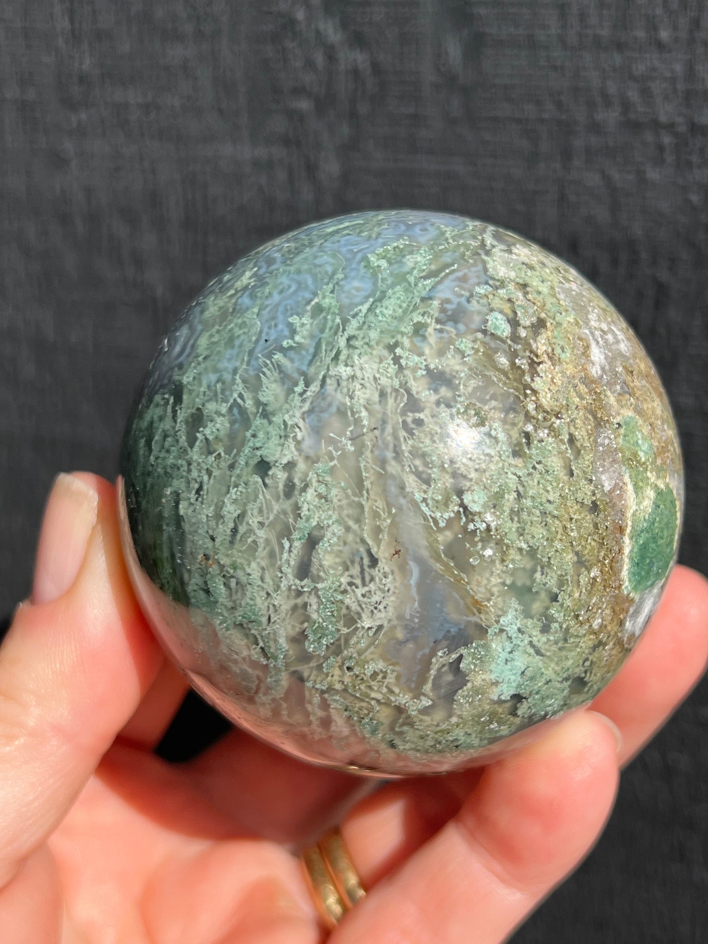 Moss Agate Sphere