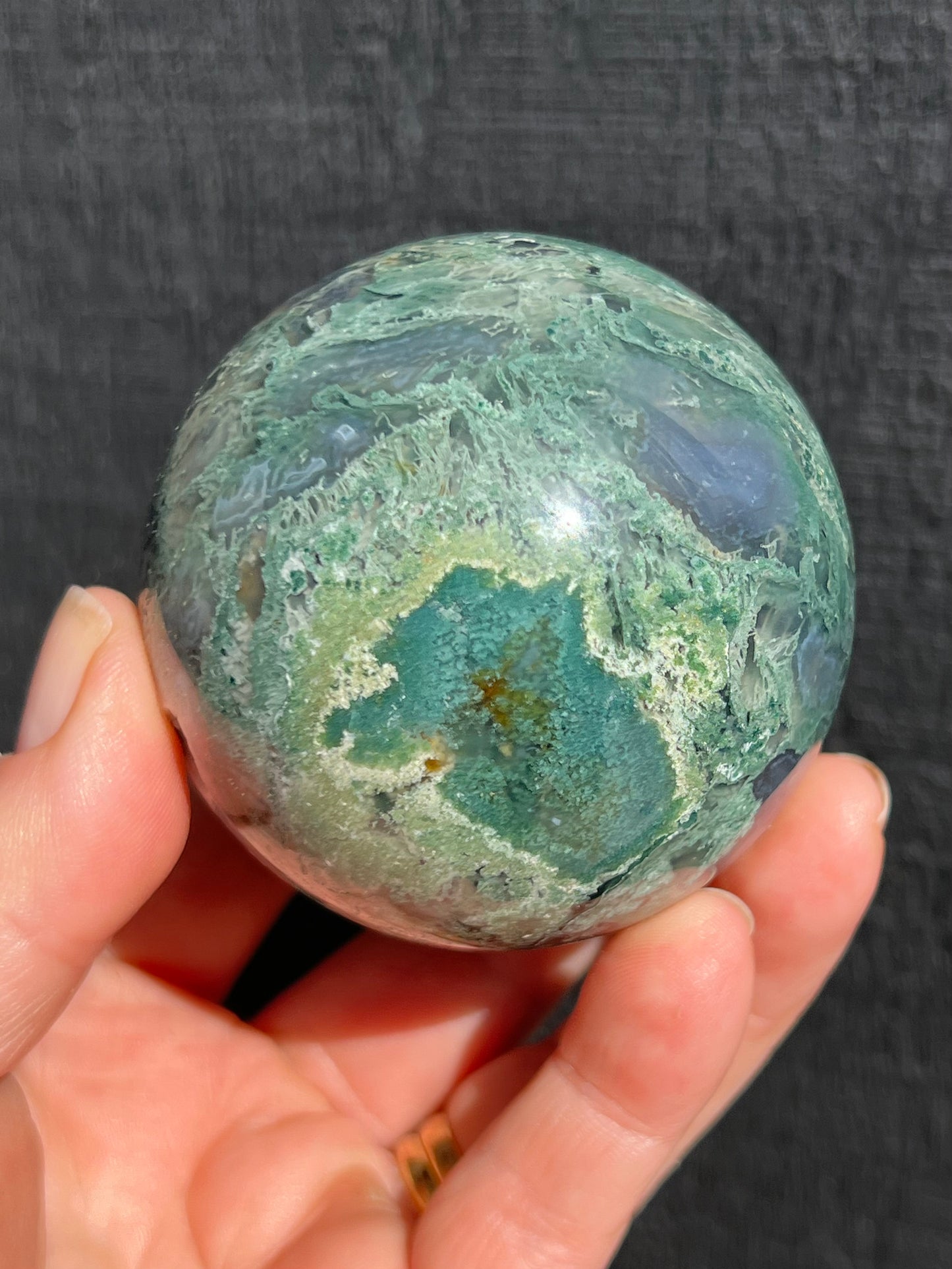 Moss Agate Sphere