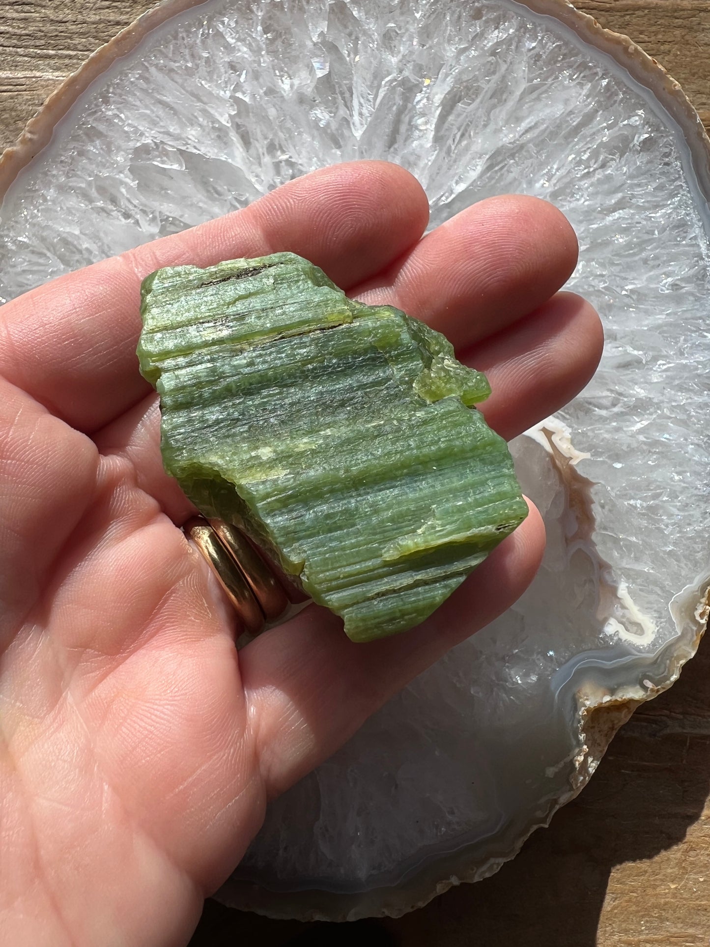 Tremolite, Green Freeform