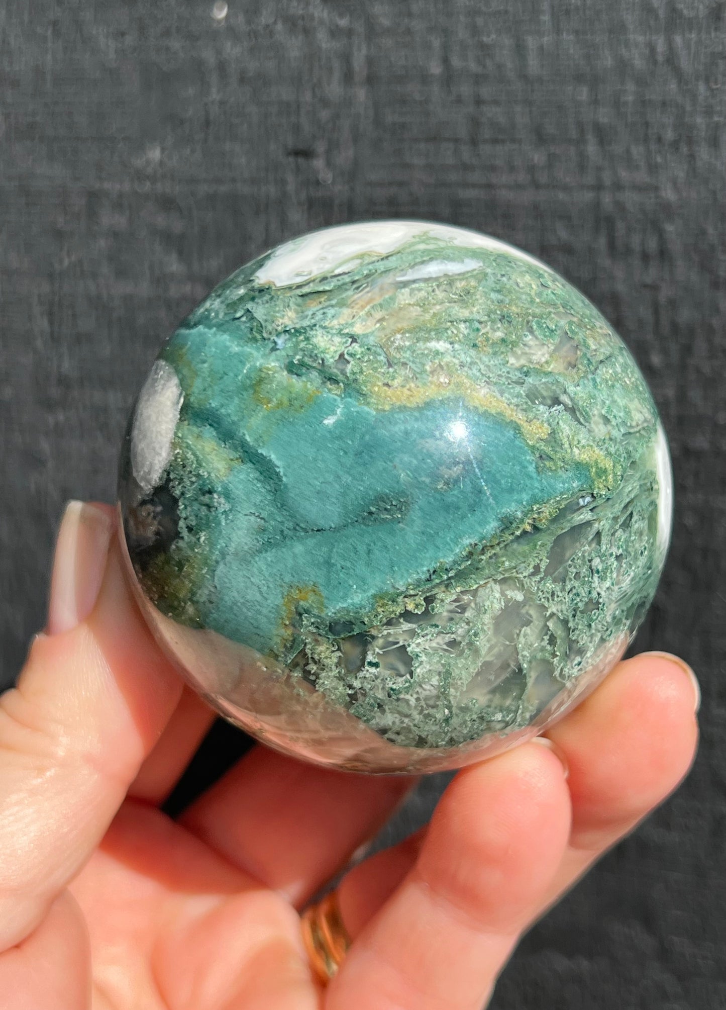 Moss Agate Sphere