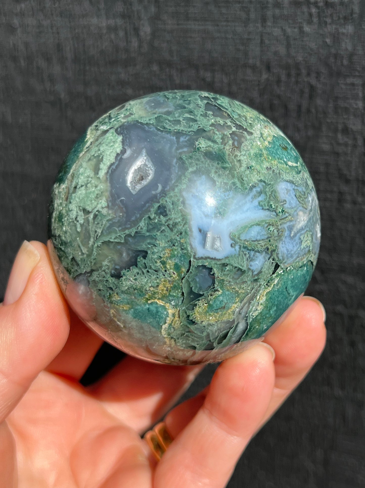 Moss Agate Sphere