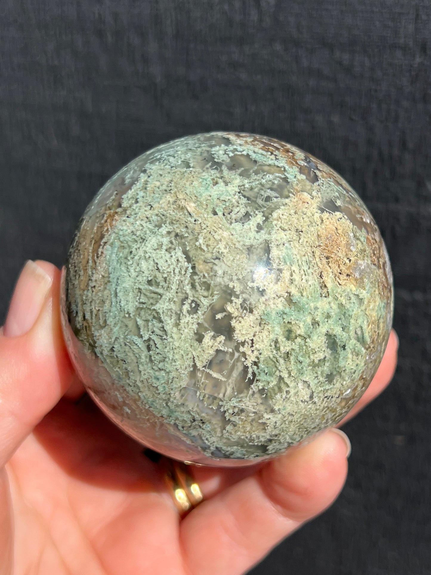 Moss Agate Sphere