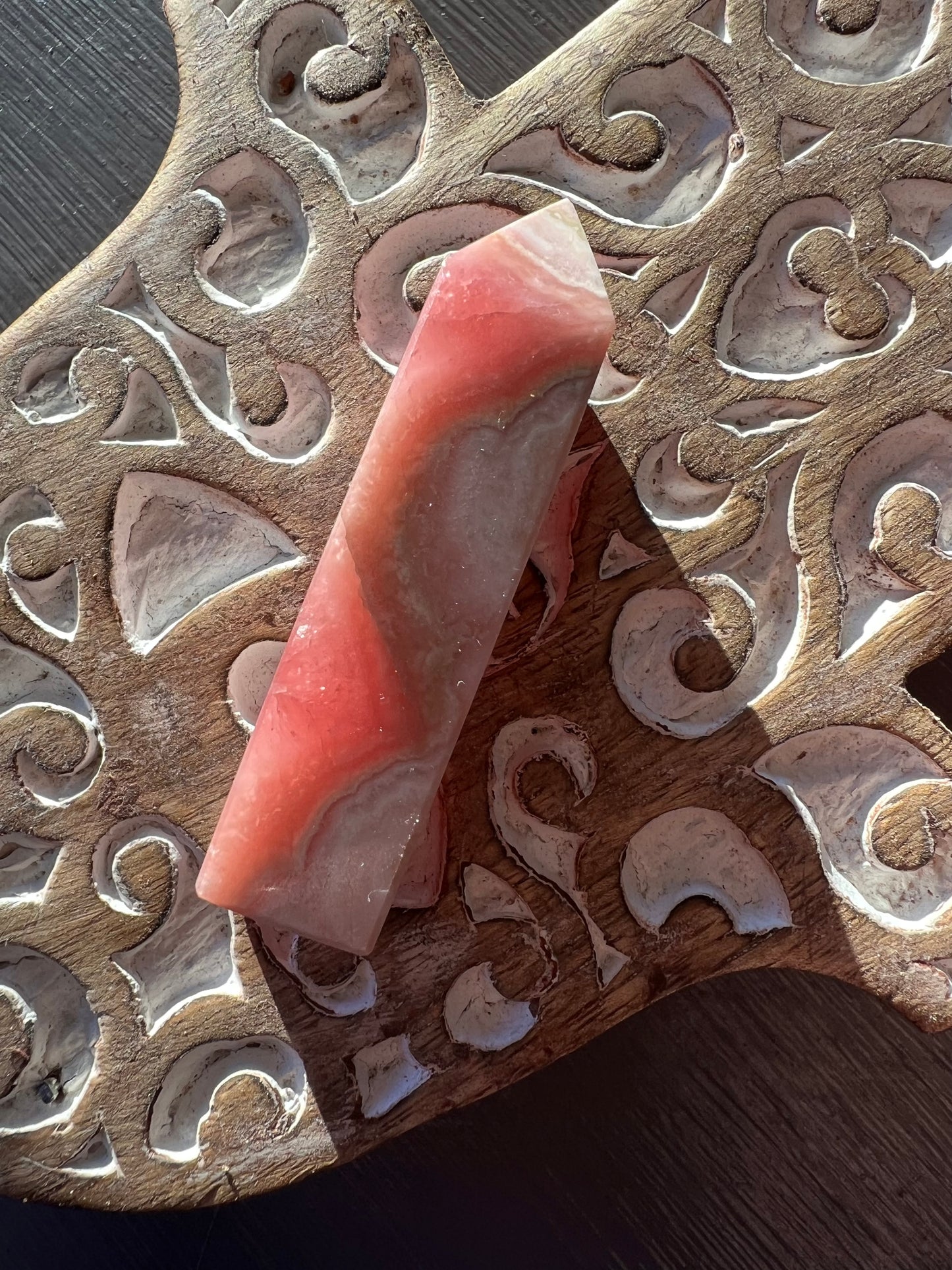 Rhodochrosite Point, High Grade