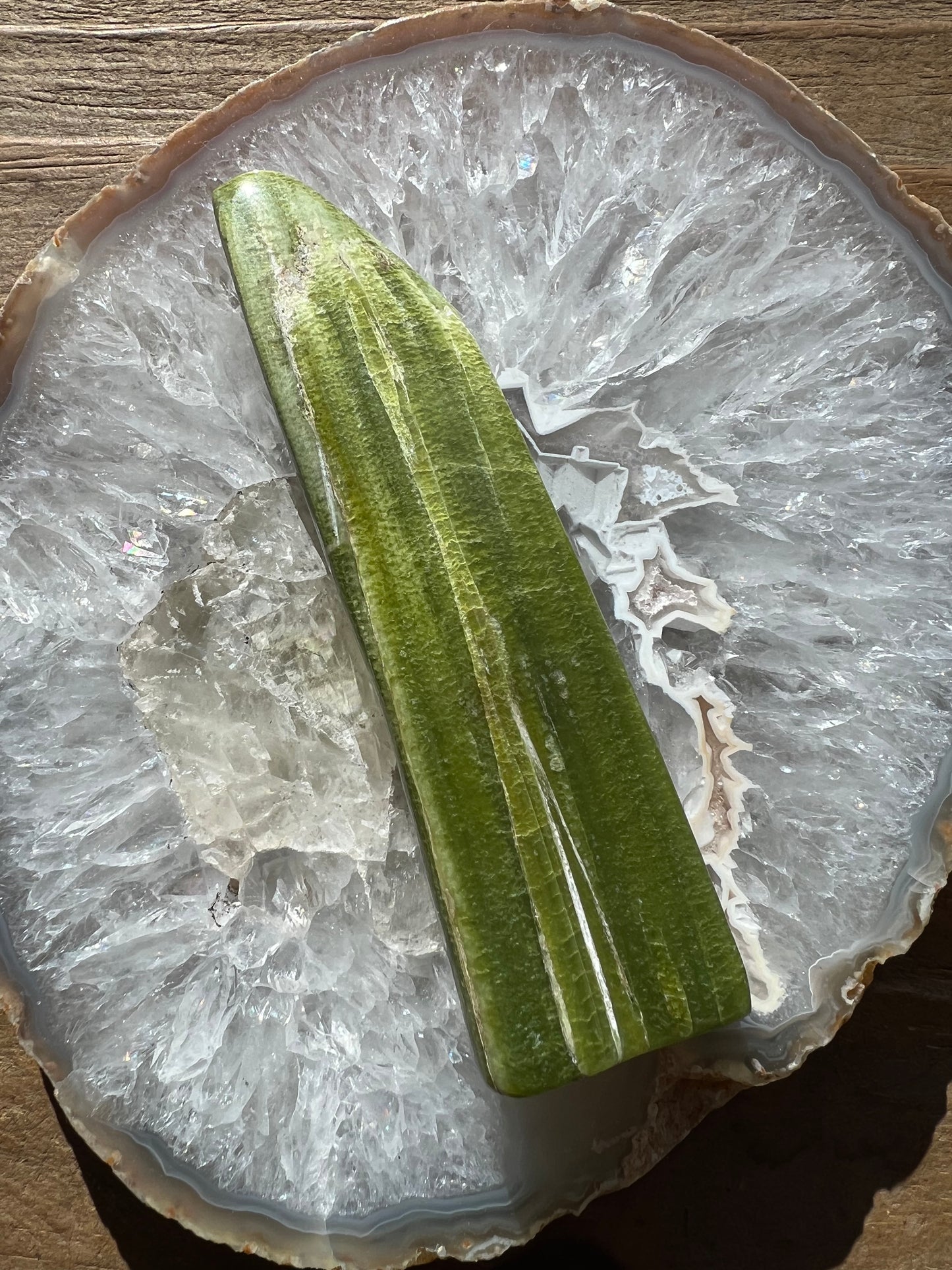 Tremolite, Green Freeform