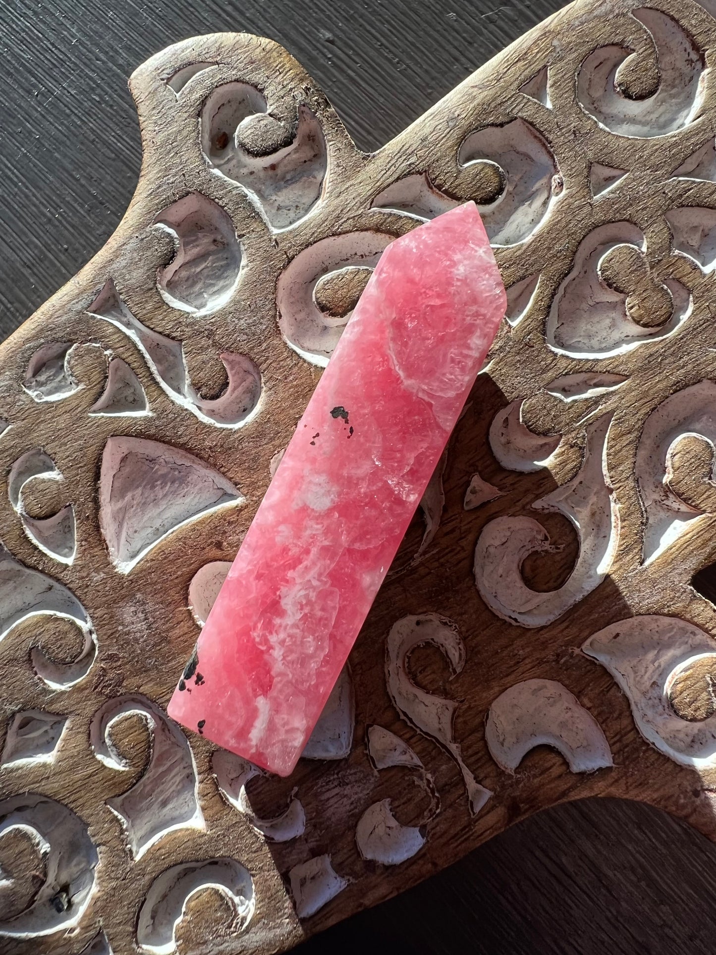 Rhodochrosite Point, High Grade