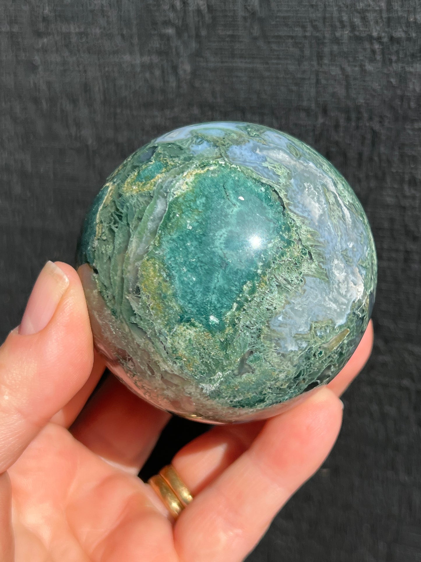 Moss Agate Sphere