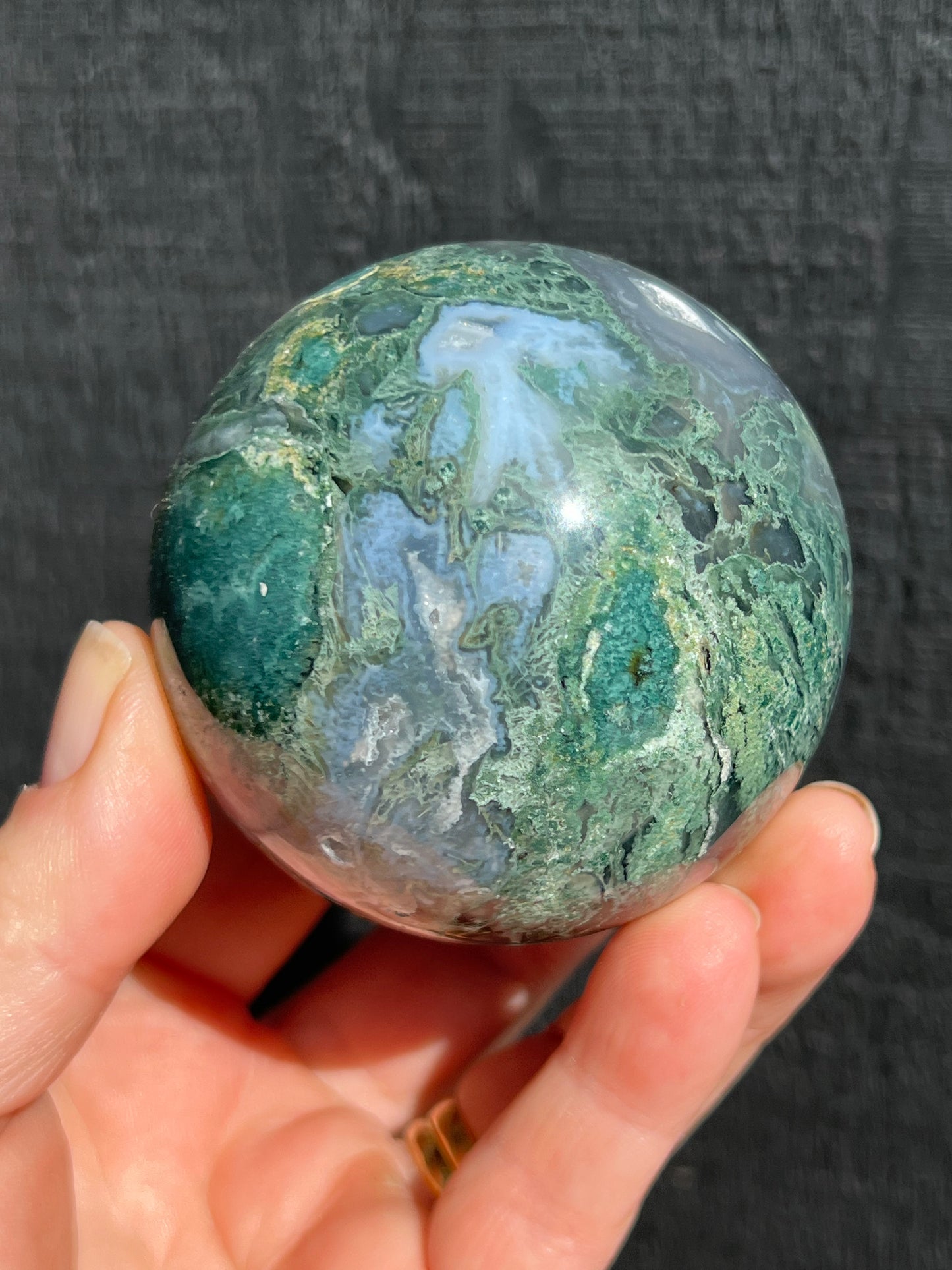 Moss Agate Sphere