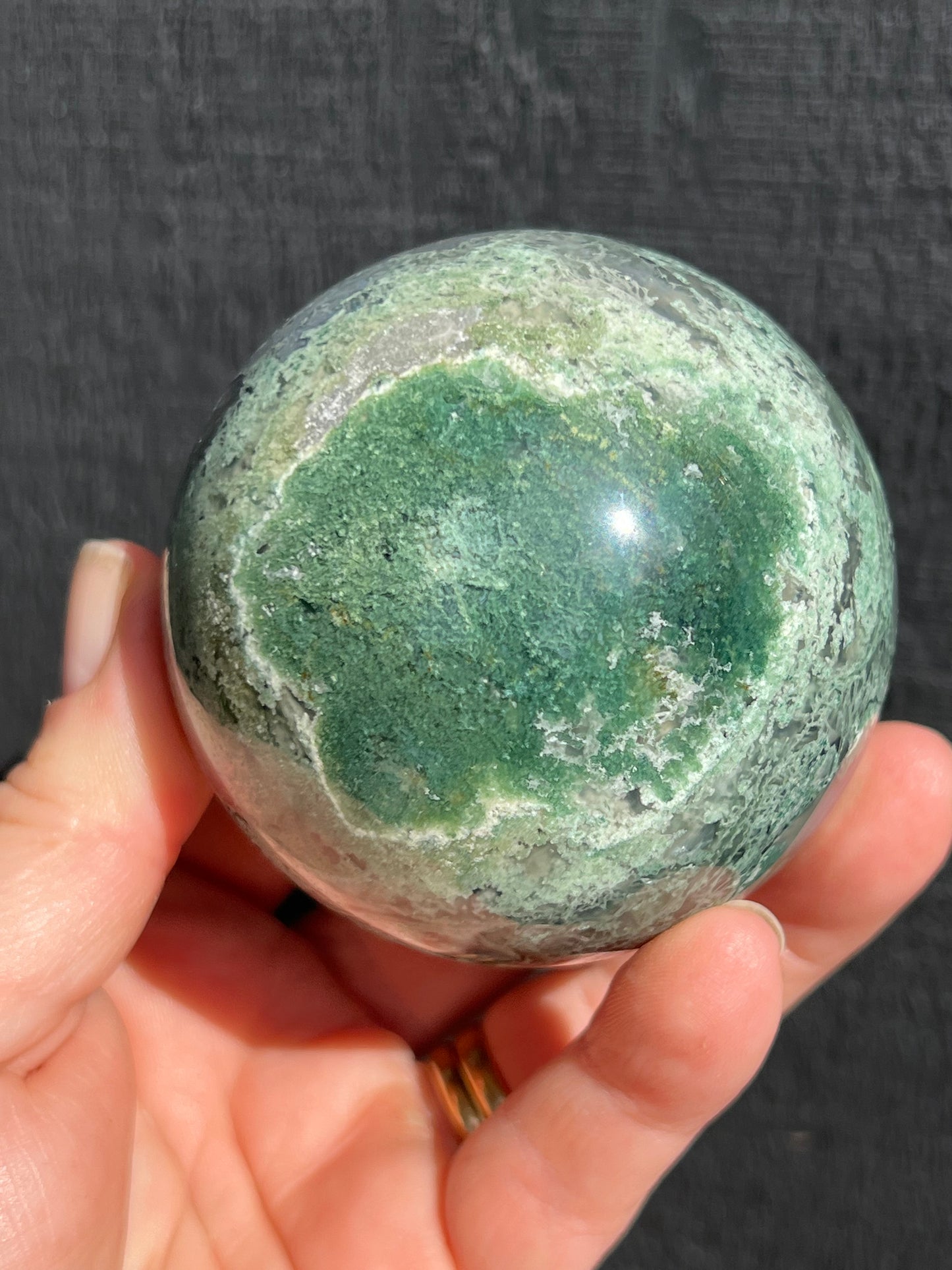 Moss Agate Sphere