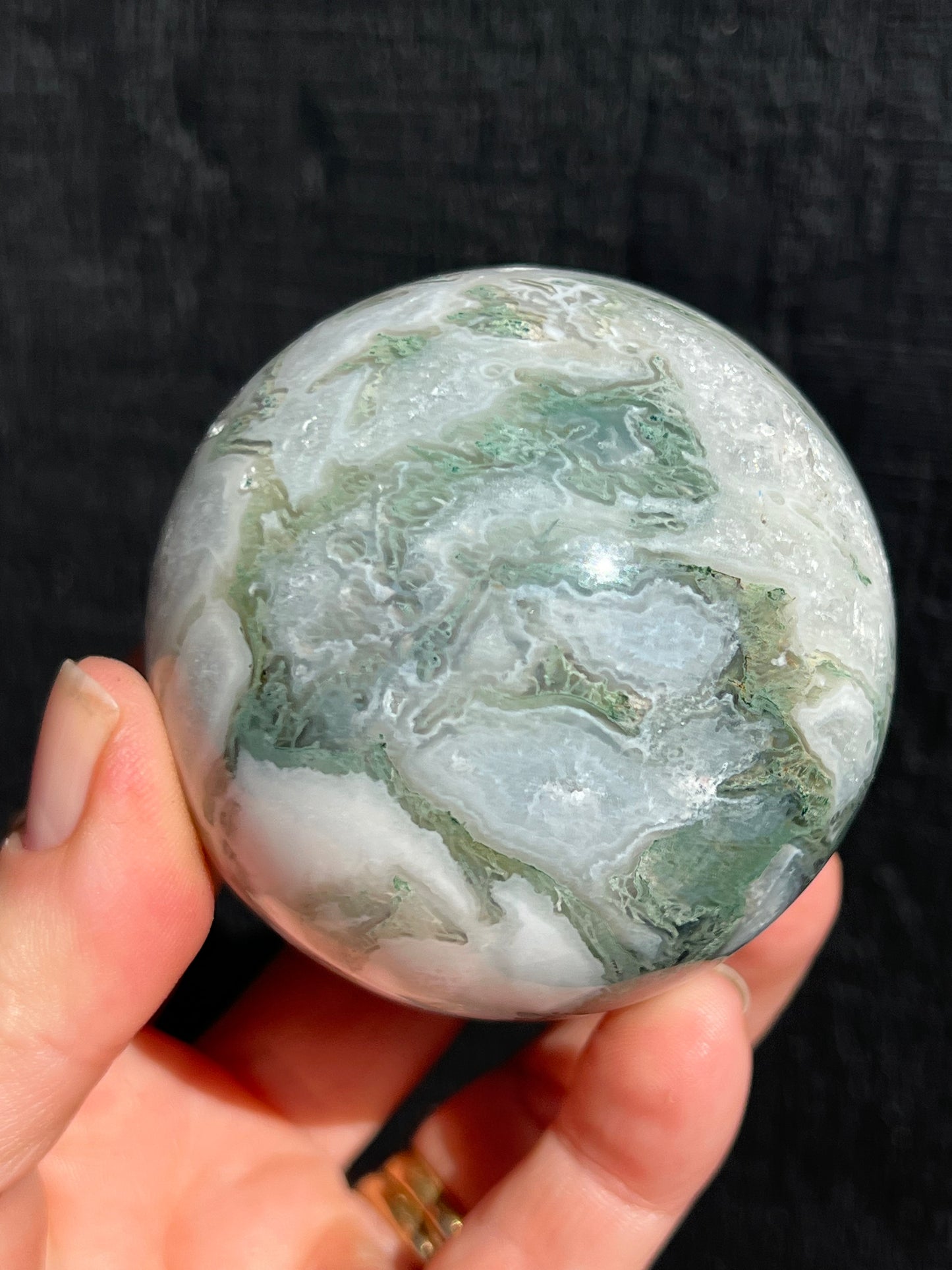 Moss Agate Sphere