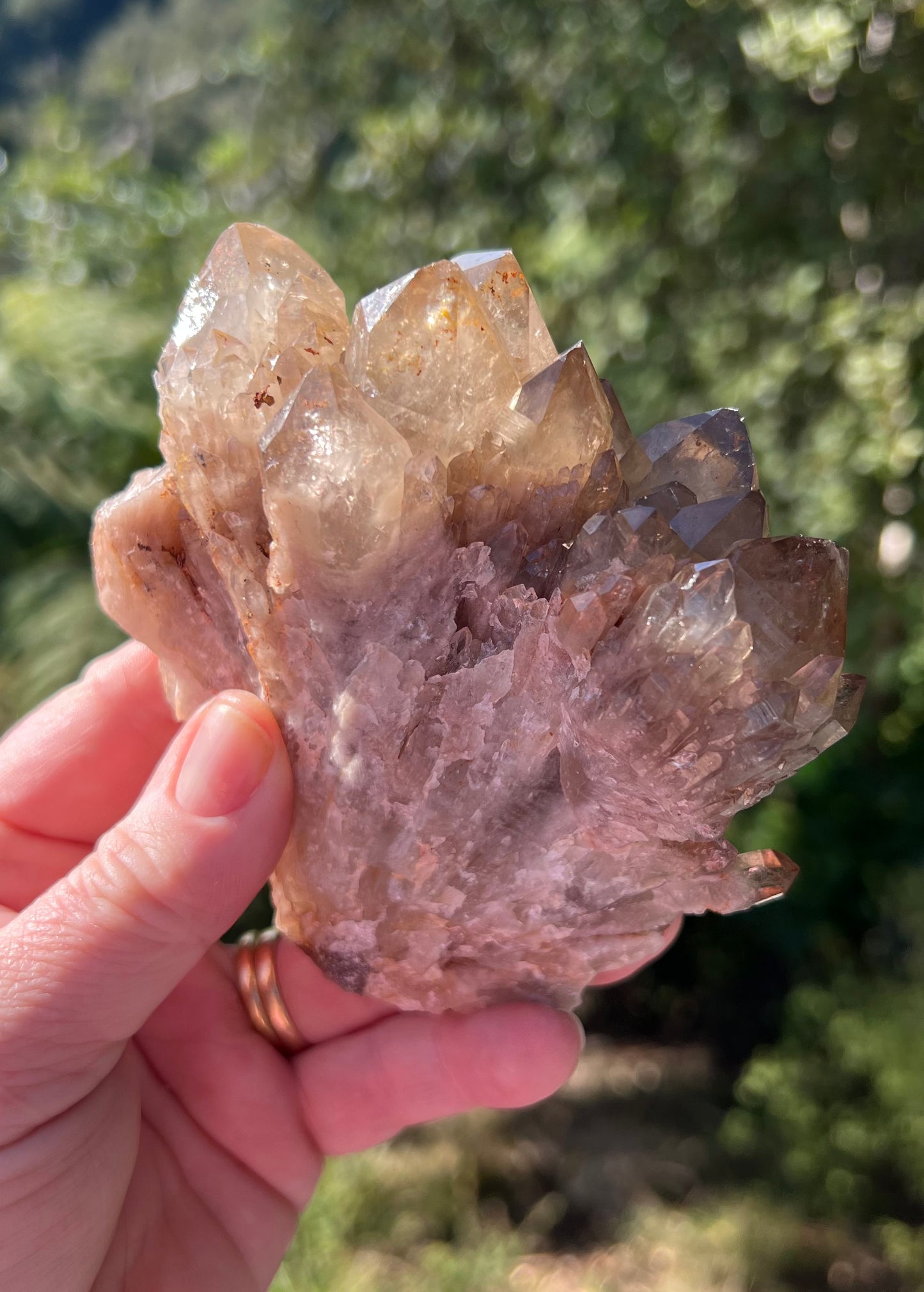 Kundalini Smoky Citrine Cluster
