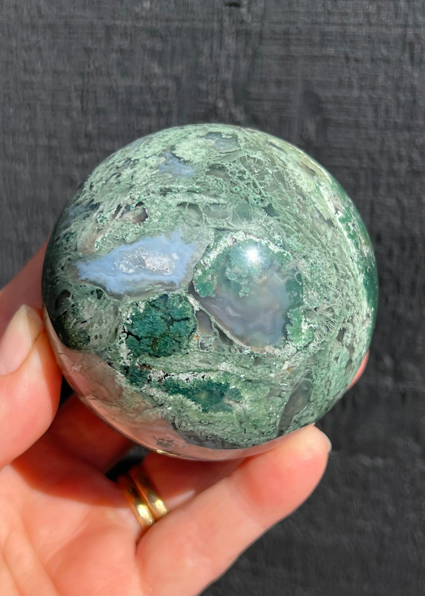 Moss Agate Sphere