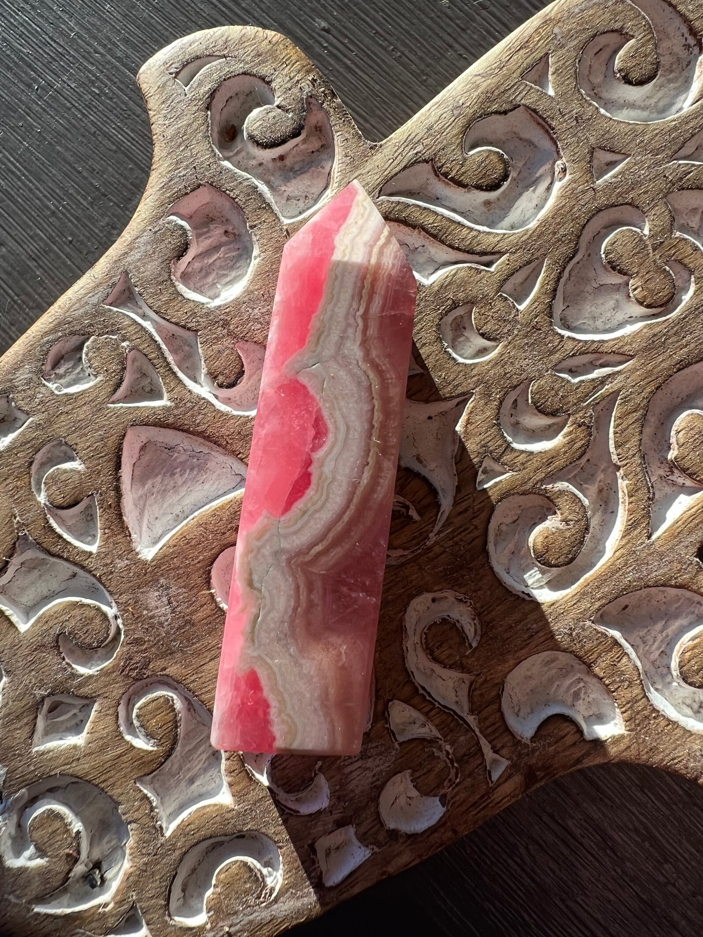 Rhodochrosite Point, High Grade