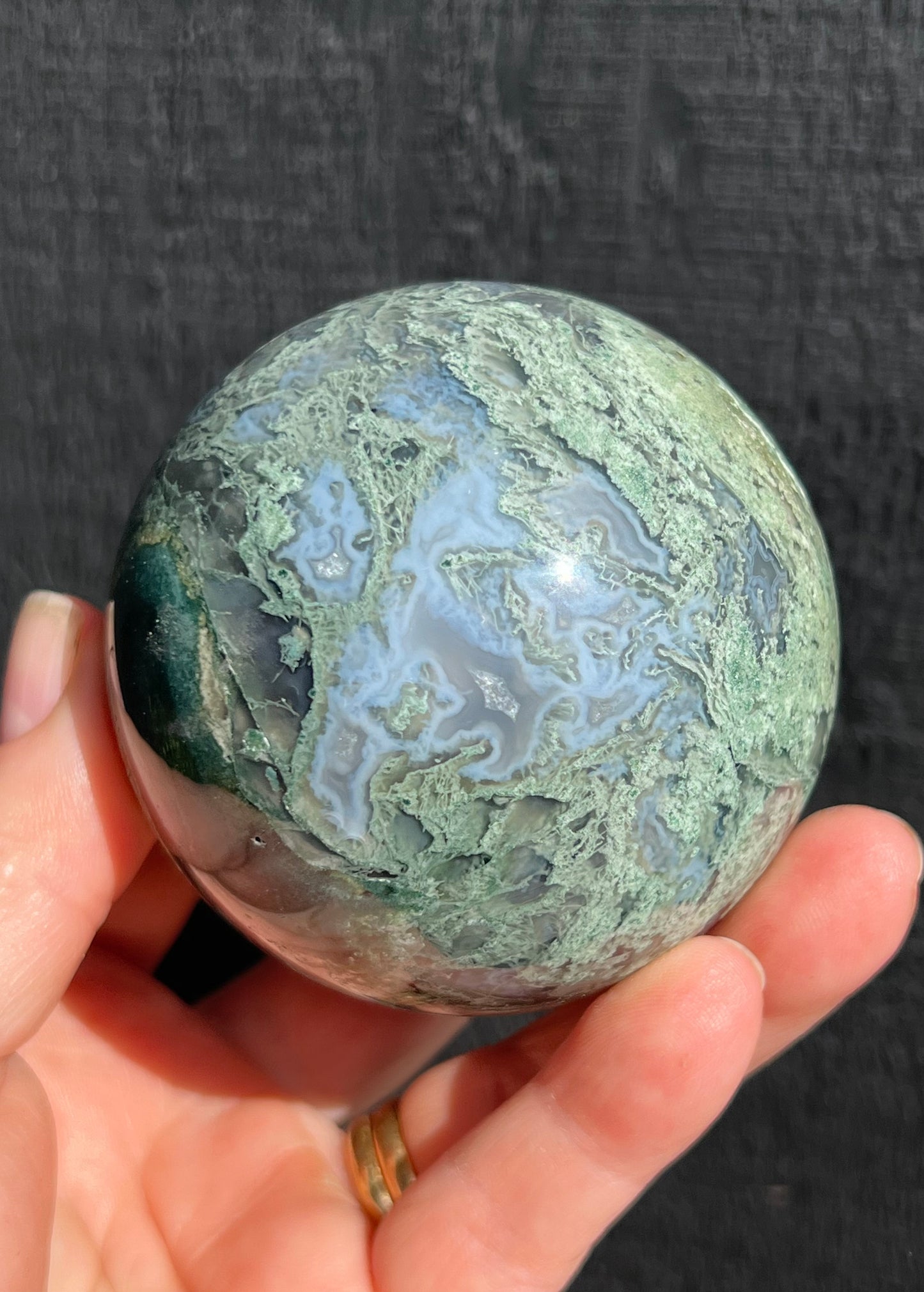 Moss Agate Sphere