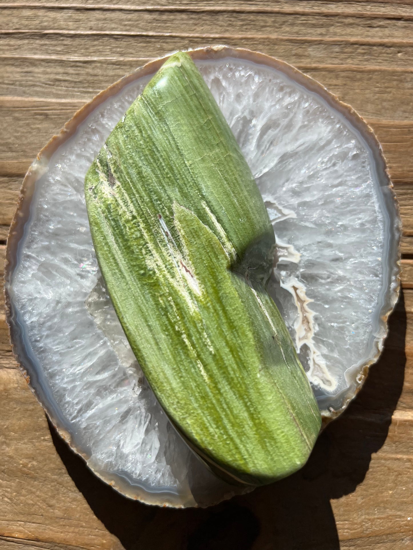 Tremolite, Green Freeform