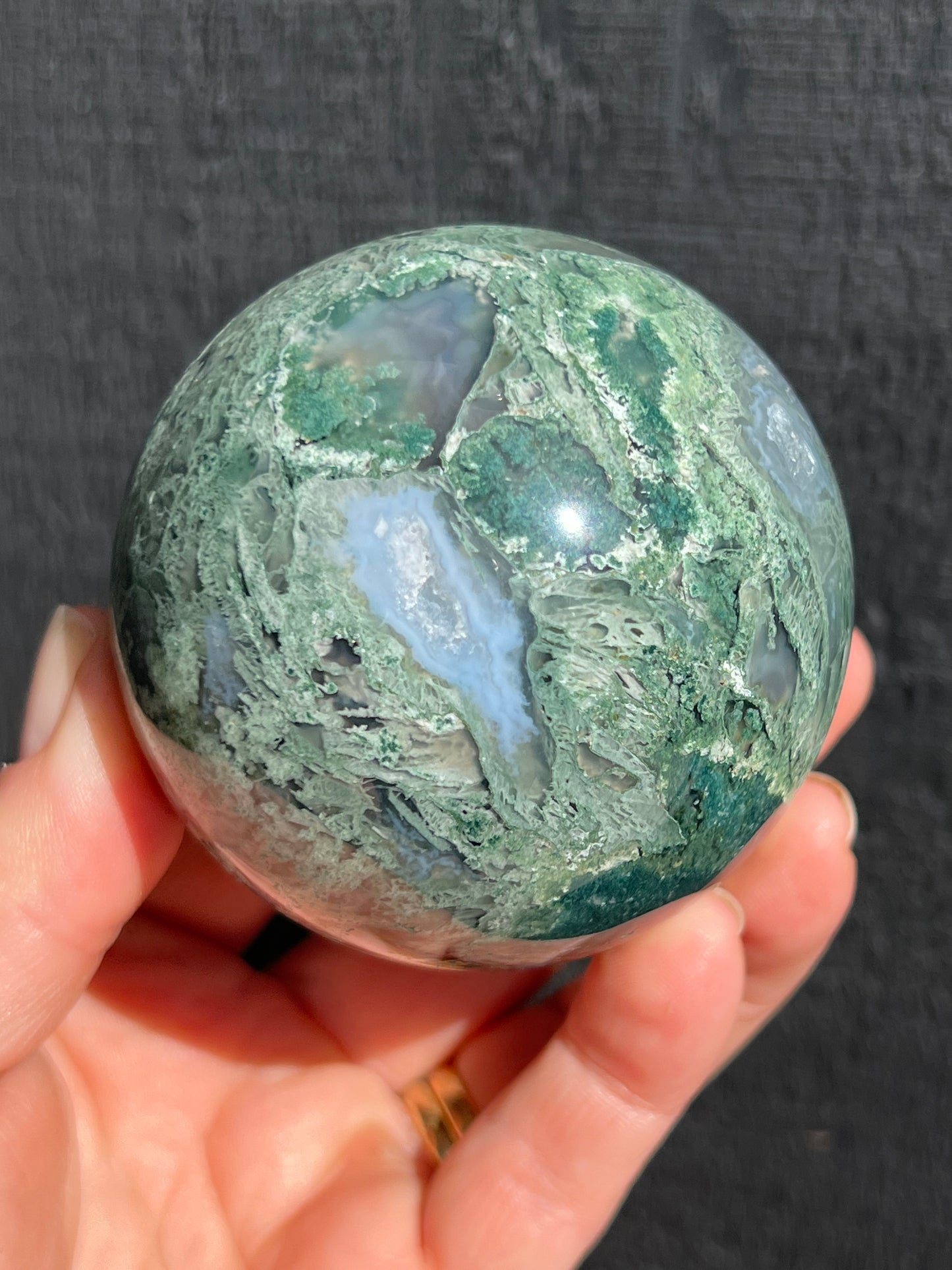 Moss Agate Sphere