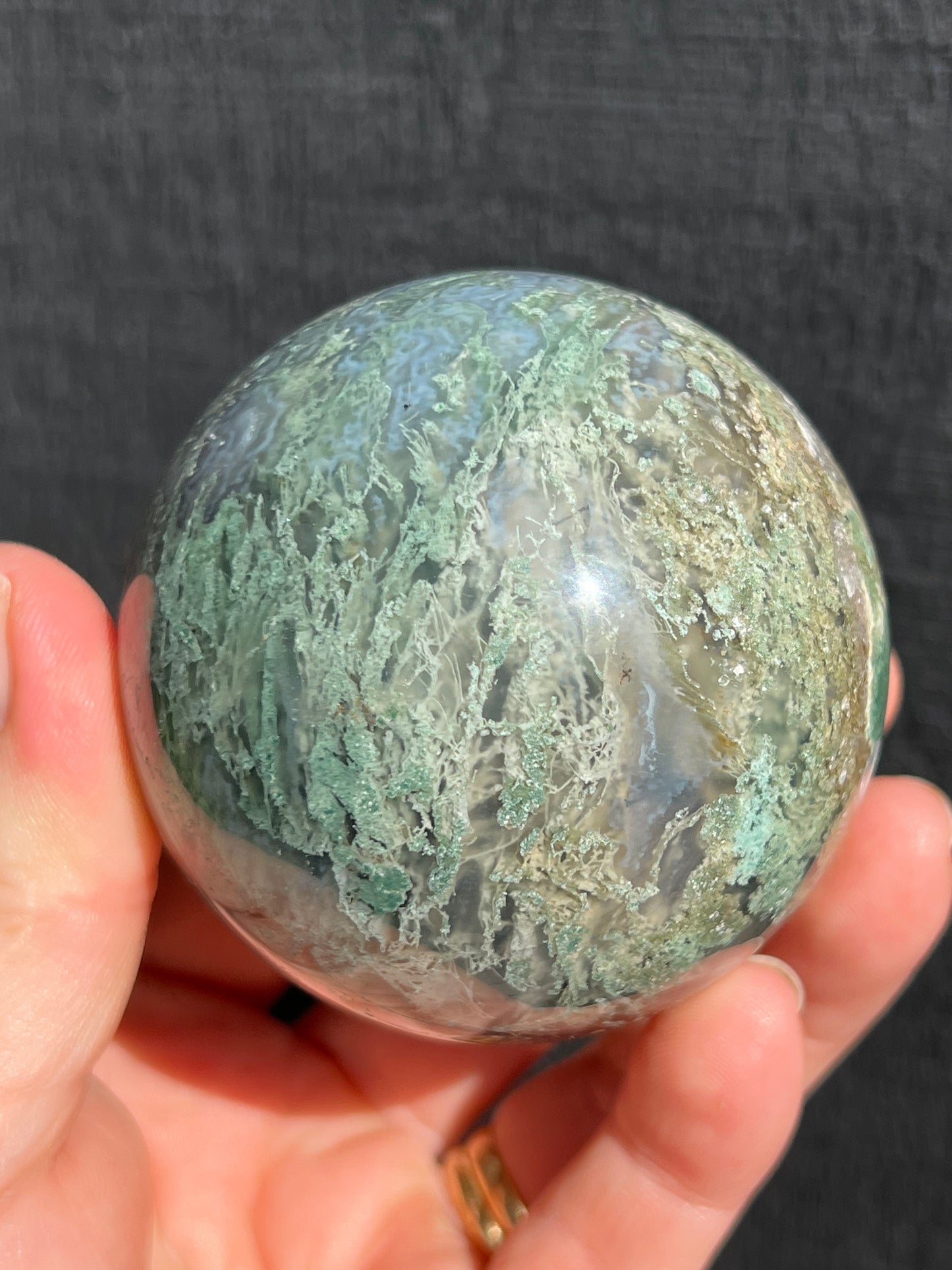 Moss Agate Sphere