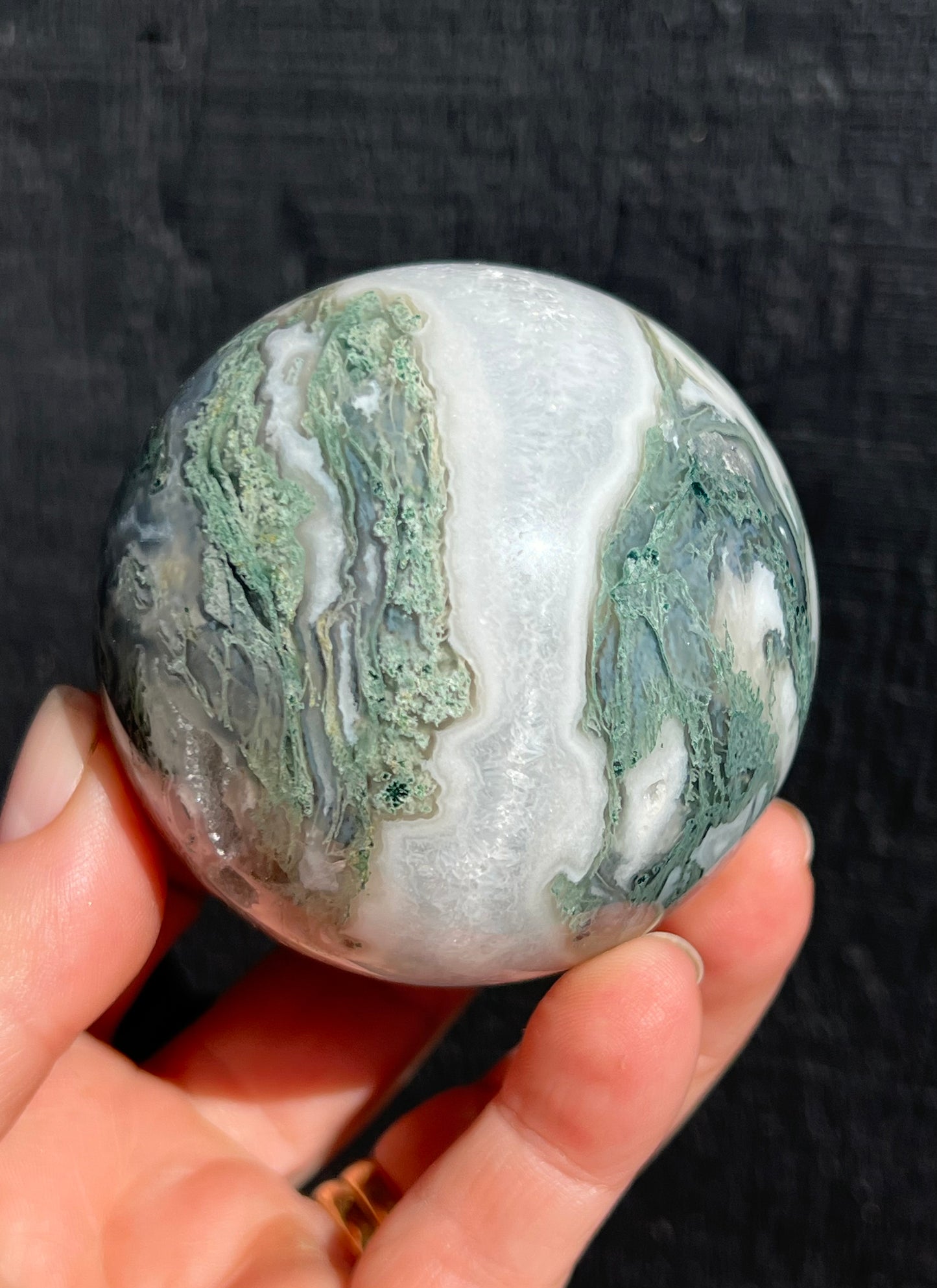 Moss Agate Sphere