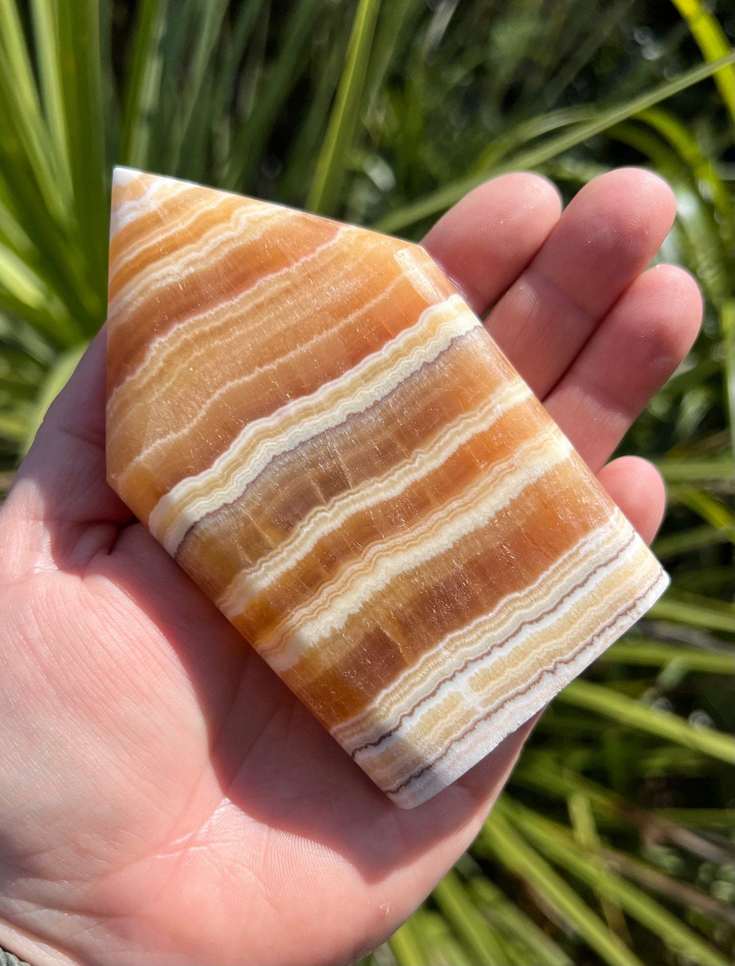 Banded Banded Calcite Flame