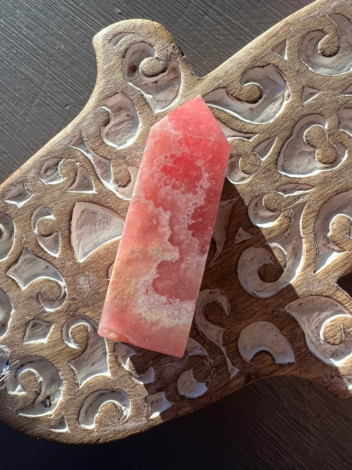 Rhodochrosite Point, High Grade