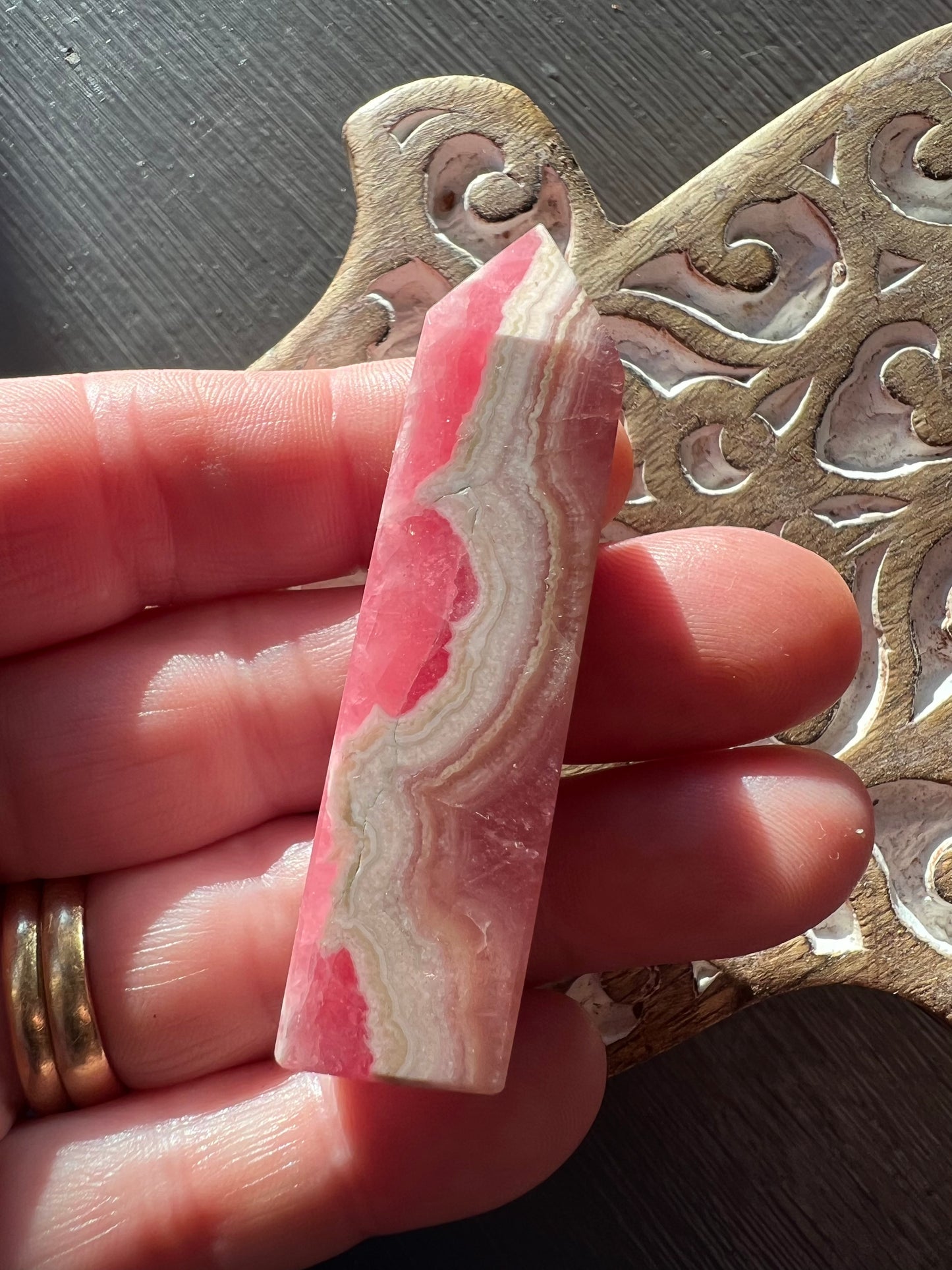 Rhodochrosite Point, High Grade