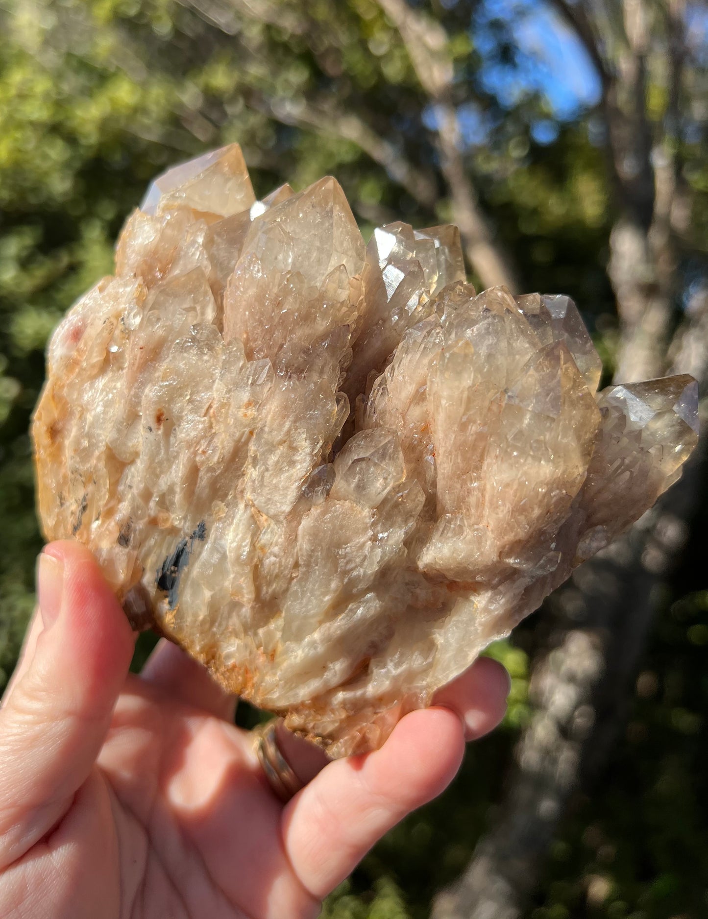 Kundalini Smoky Citrine Cluster