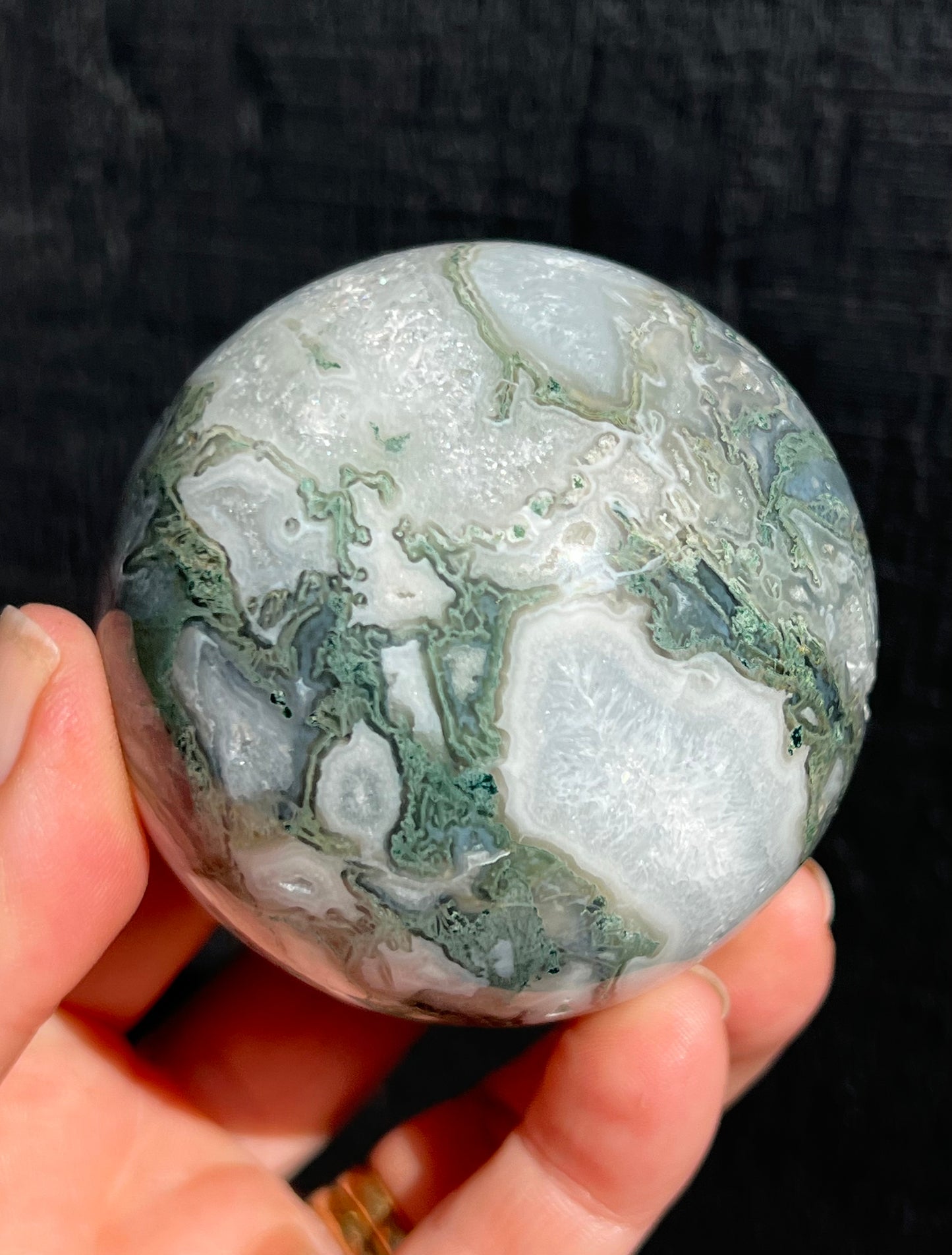 Moss Agate Sphere