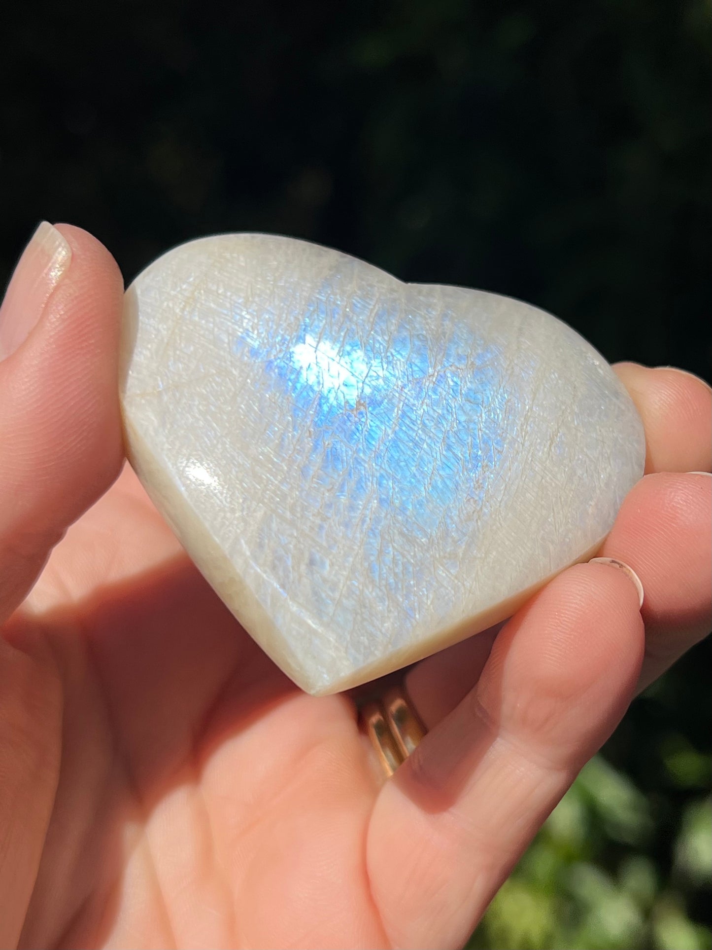 Moonstone, Blue Flash Heart
