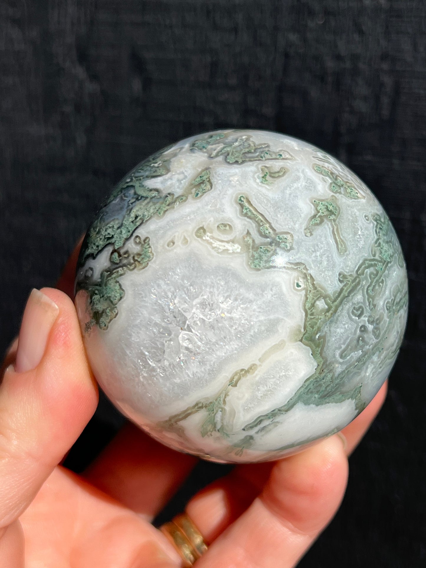 Moss Agate Sphere