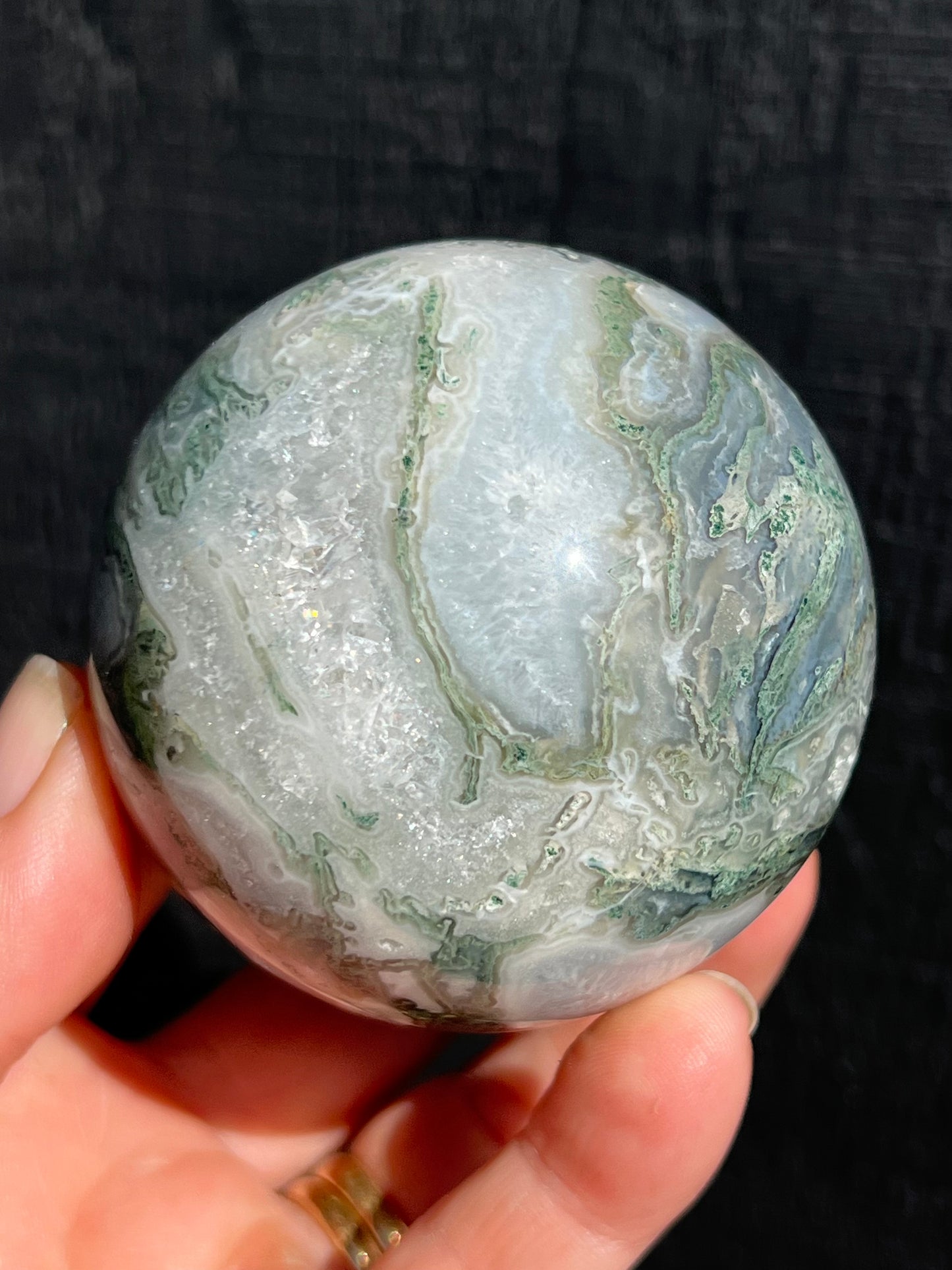 Moss Agate Sphere