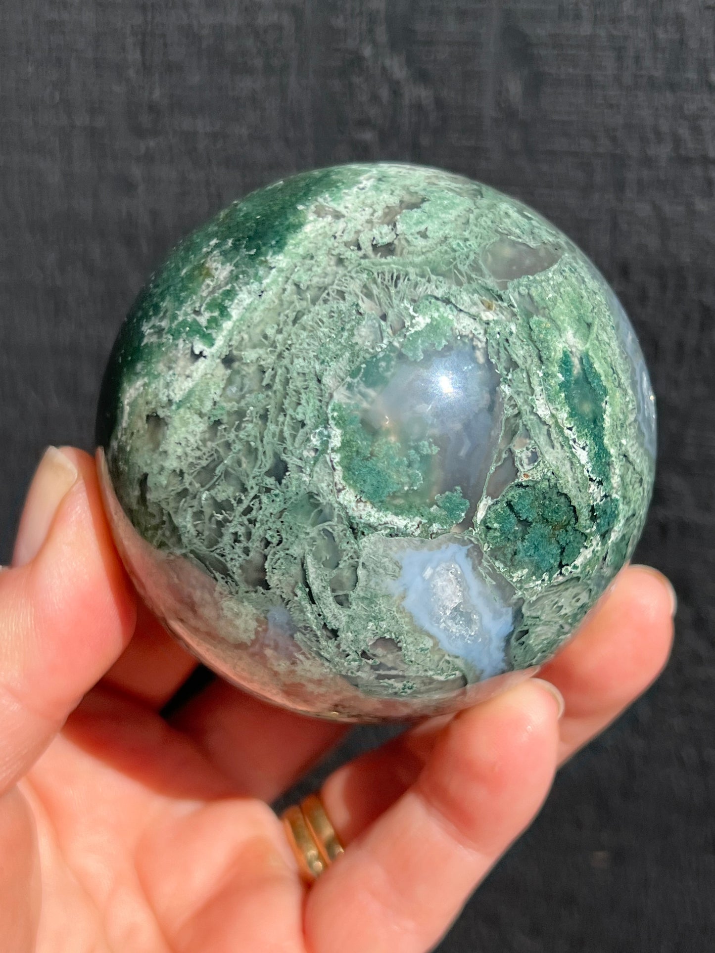 Moss Agate Sphere