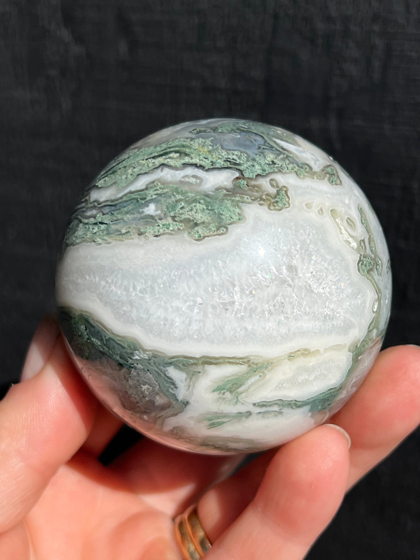 Moss Agate Sphere