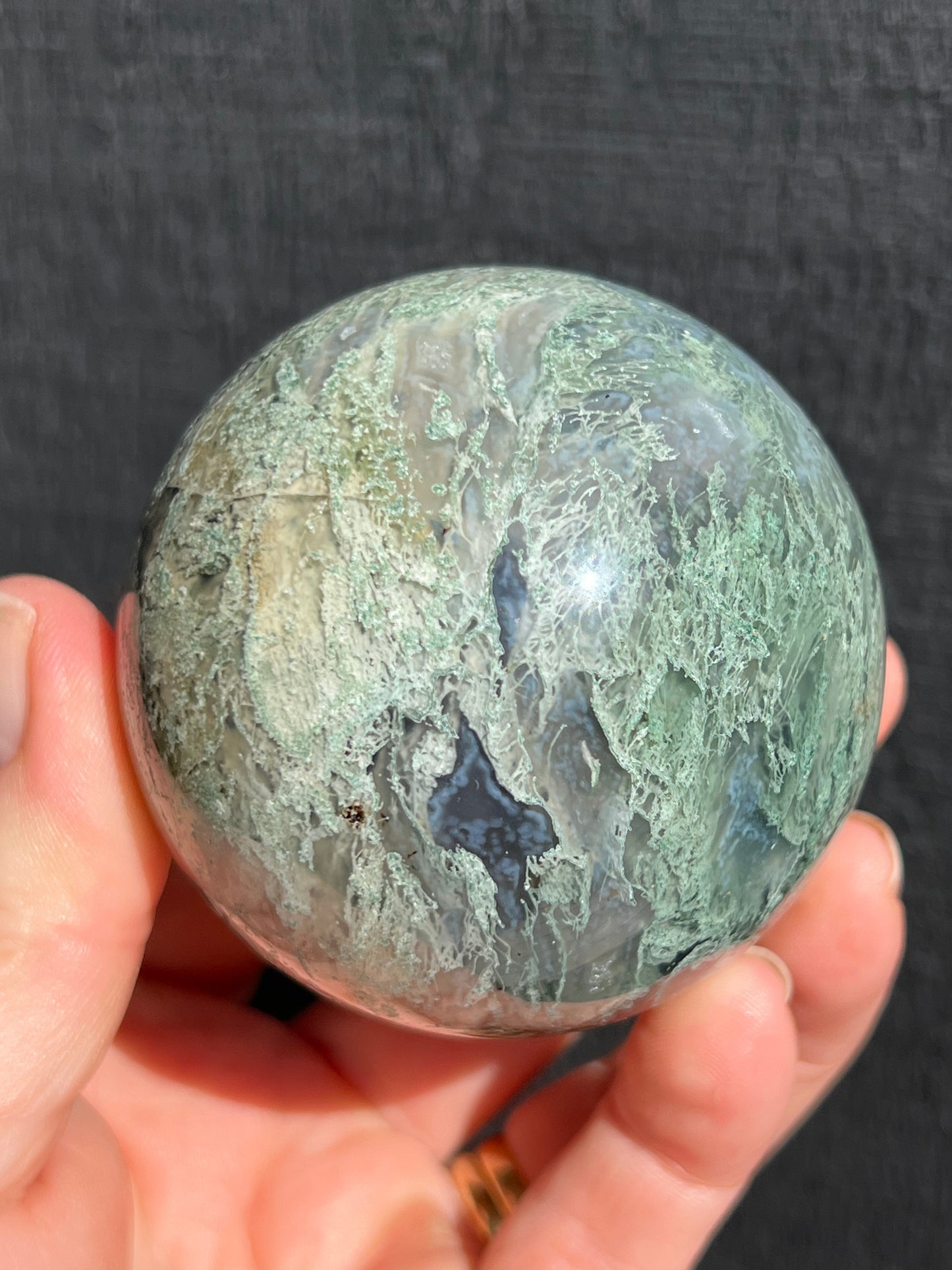 Moss Agate Sphere