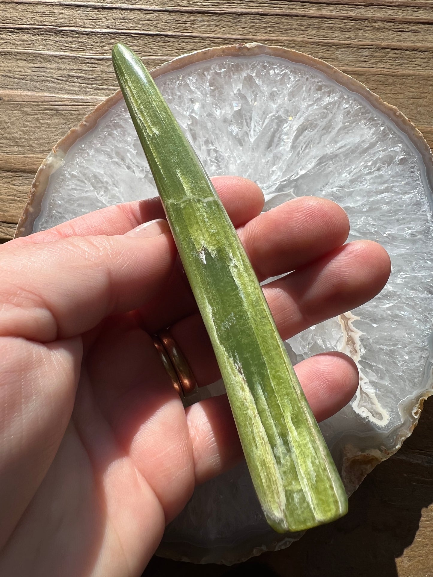 Tremolite, Green Freeform